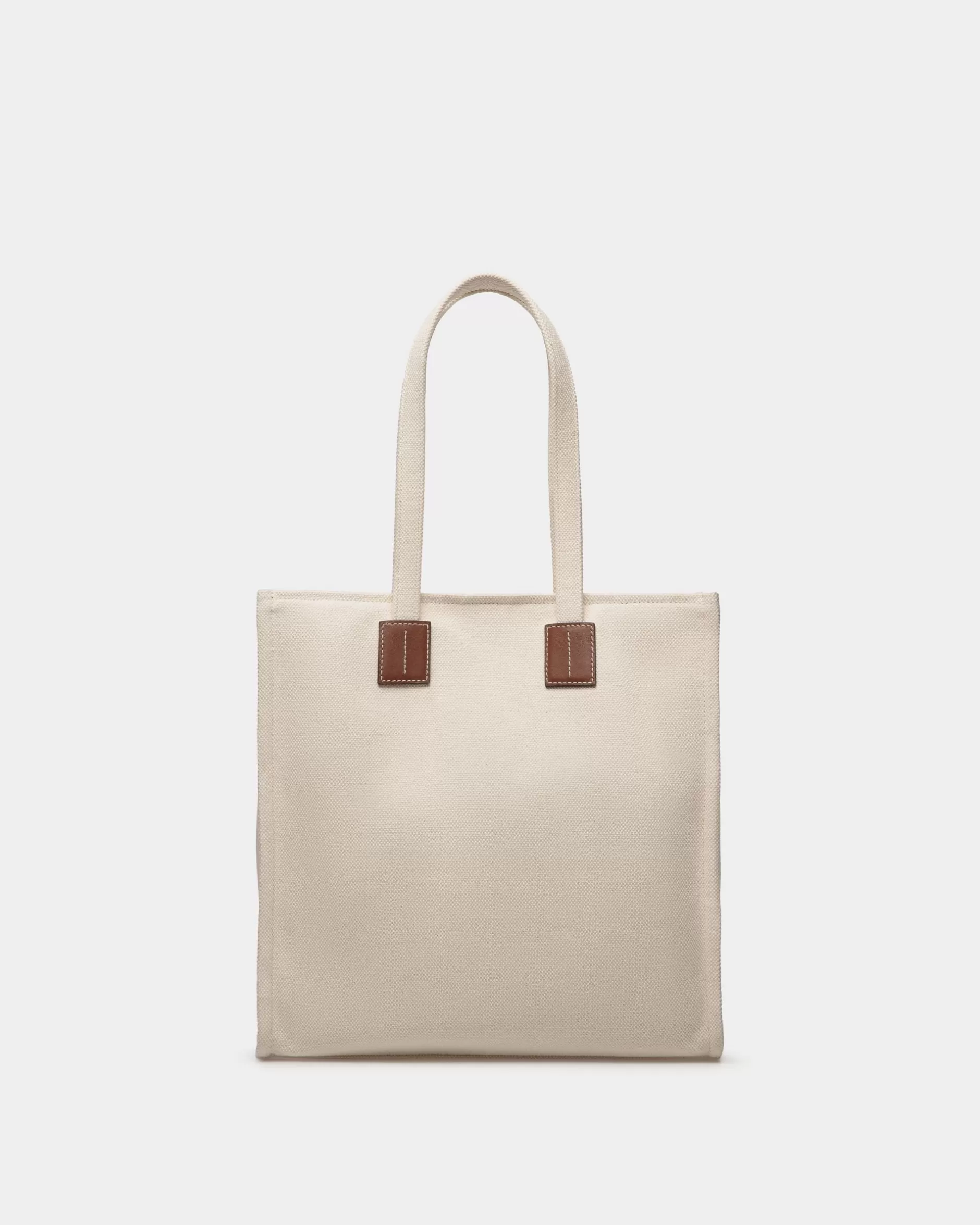 Bally Akelei Tragetasche Aus Canvas Beige Sale