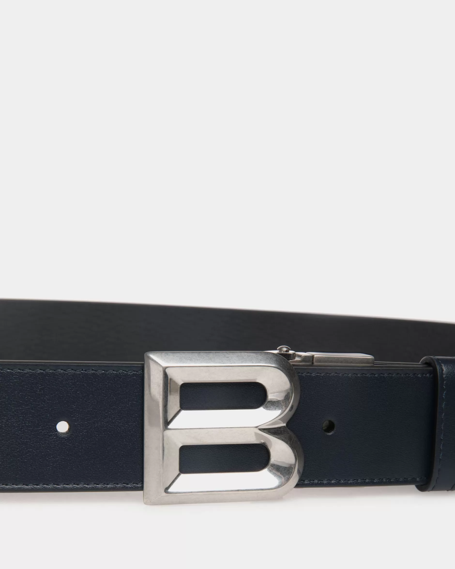 Bally B Bold 35 mm Verstellbarer Wendegürtel Aus Leder In Marineblau Und Schwarz Mehrfarbig Flash Sale