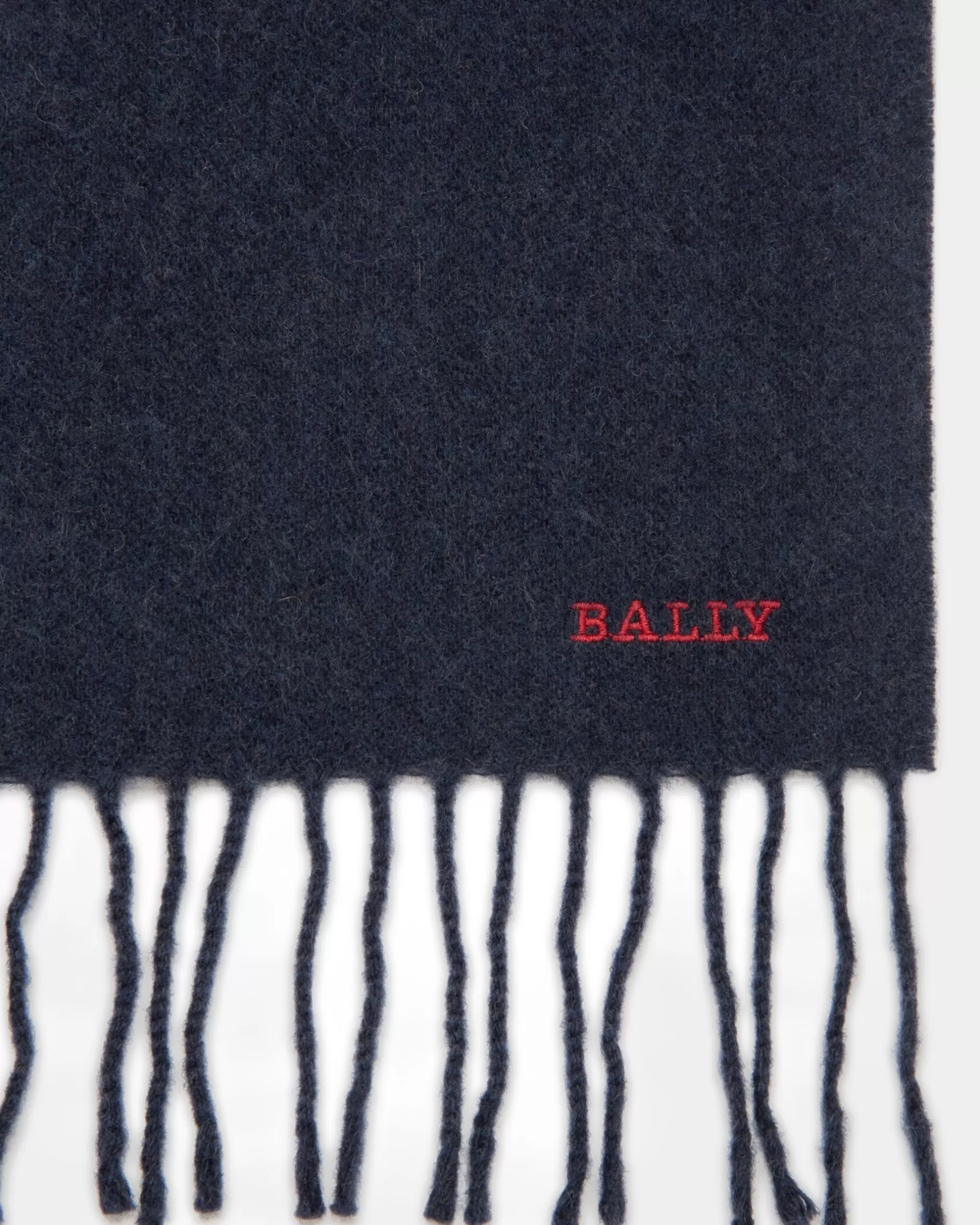 Bally Stripe Schal Blau Fashion