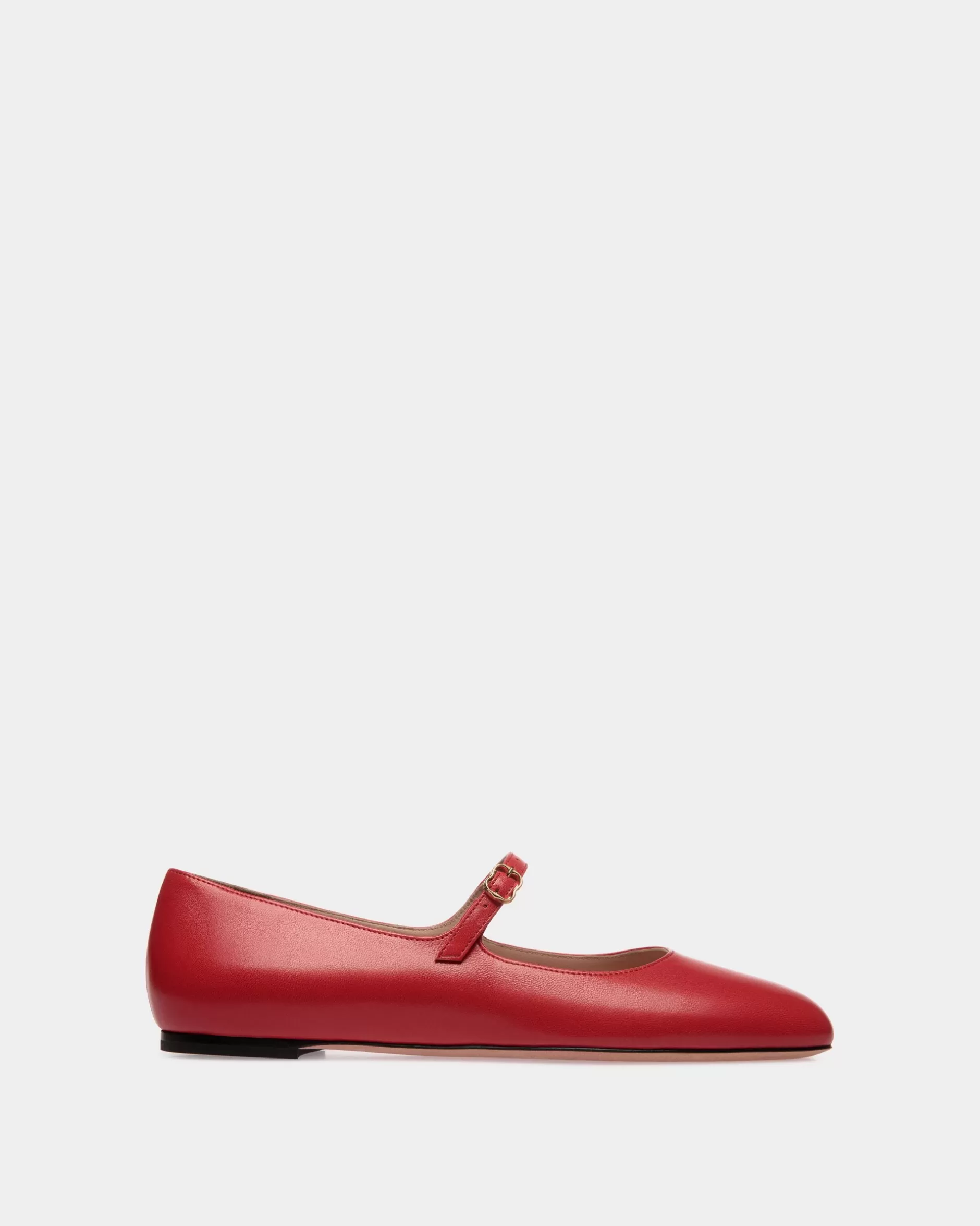 Bally rina Aus Leder In Candy Red Rot Discount