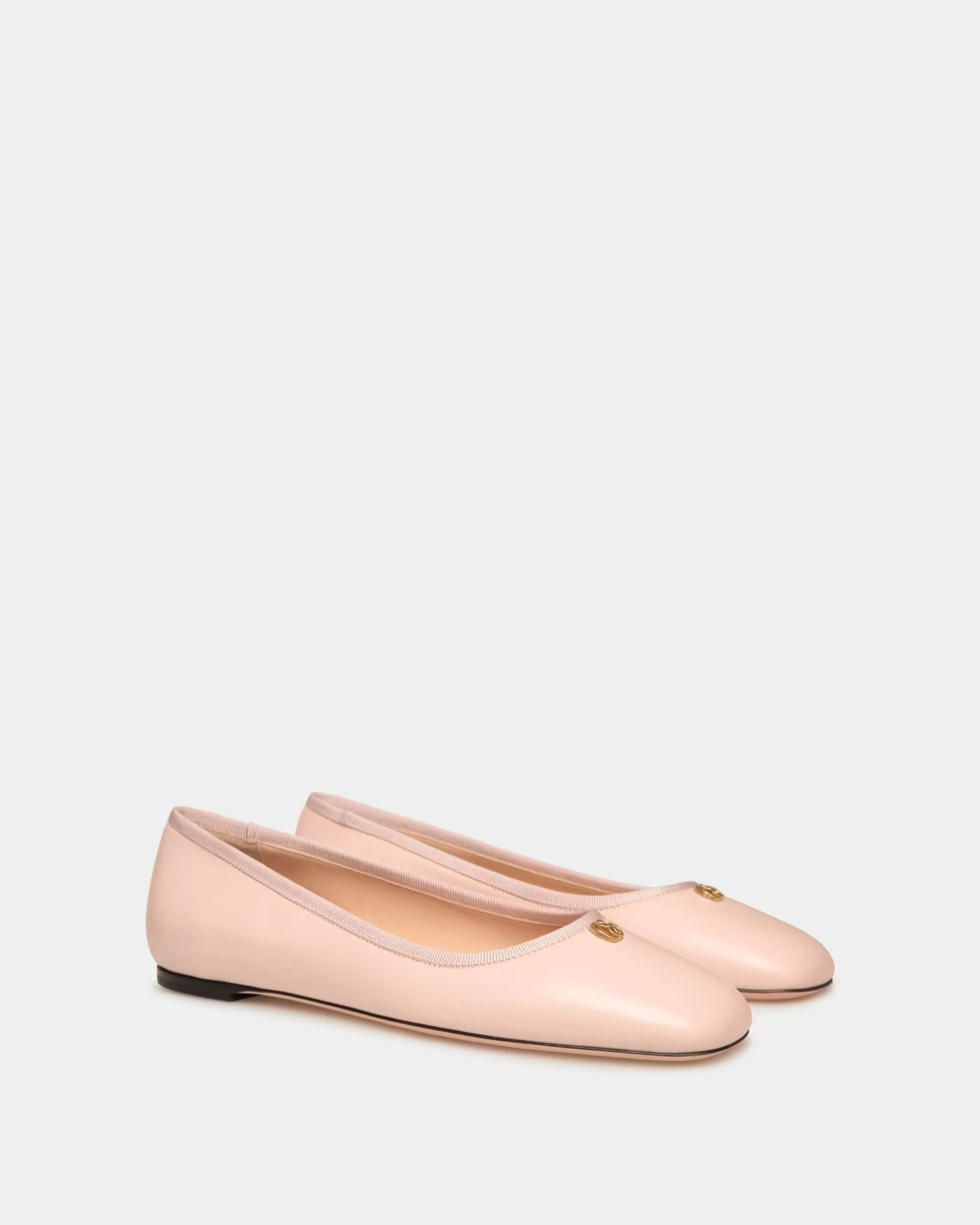 Bally rina Ballerina Aus Nappaleder In Hell Rosa Discount