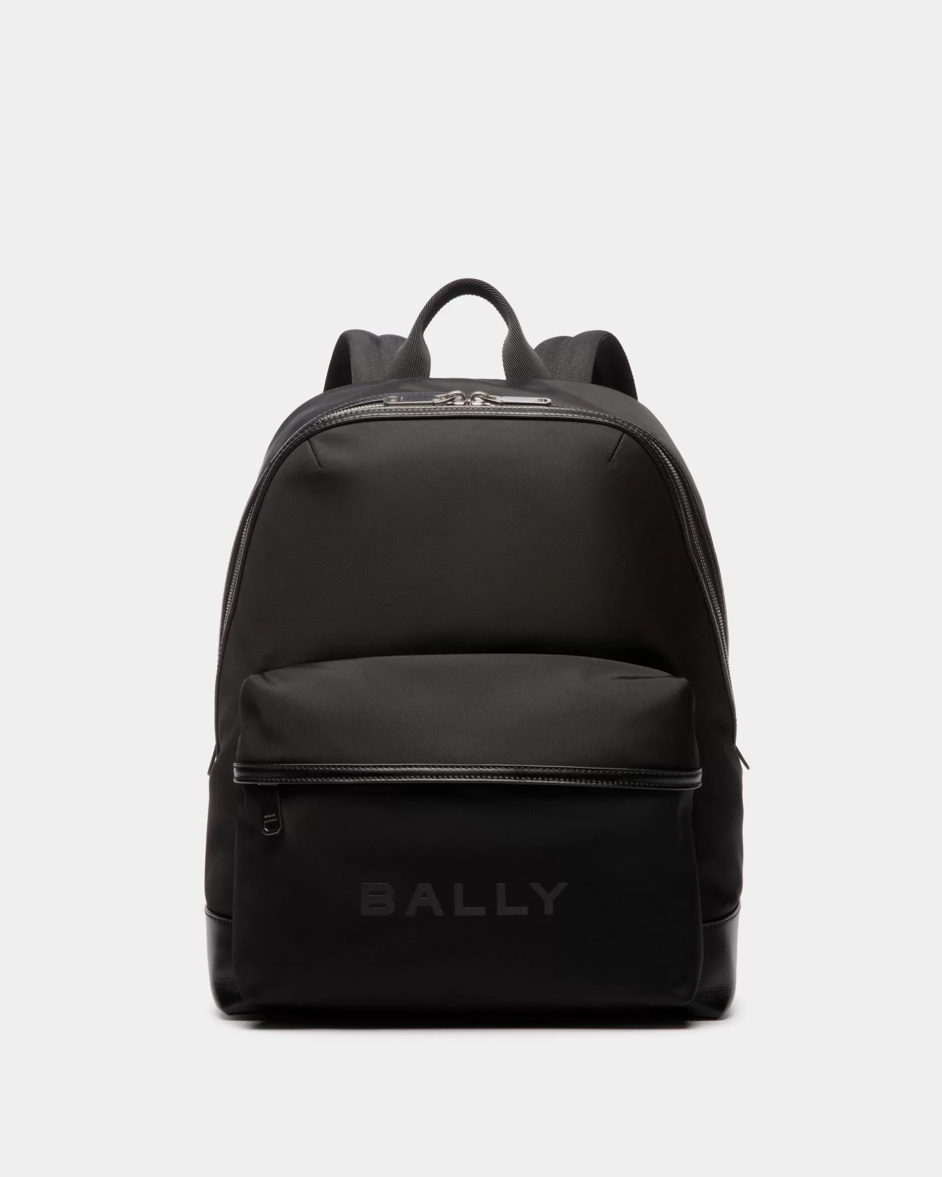 Bally Bar Rucksack Aus Nylon Und Leder In Schwarz Best Sale