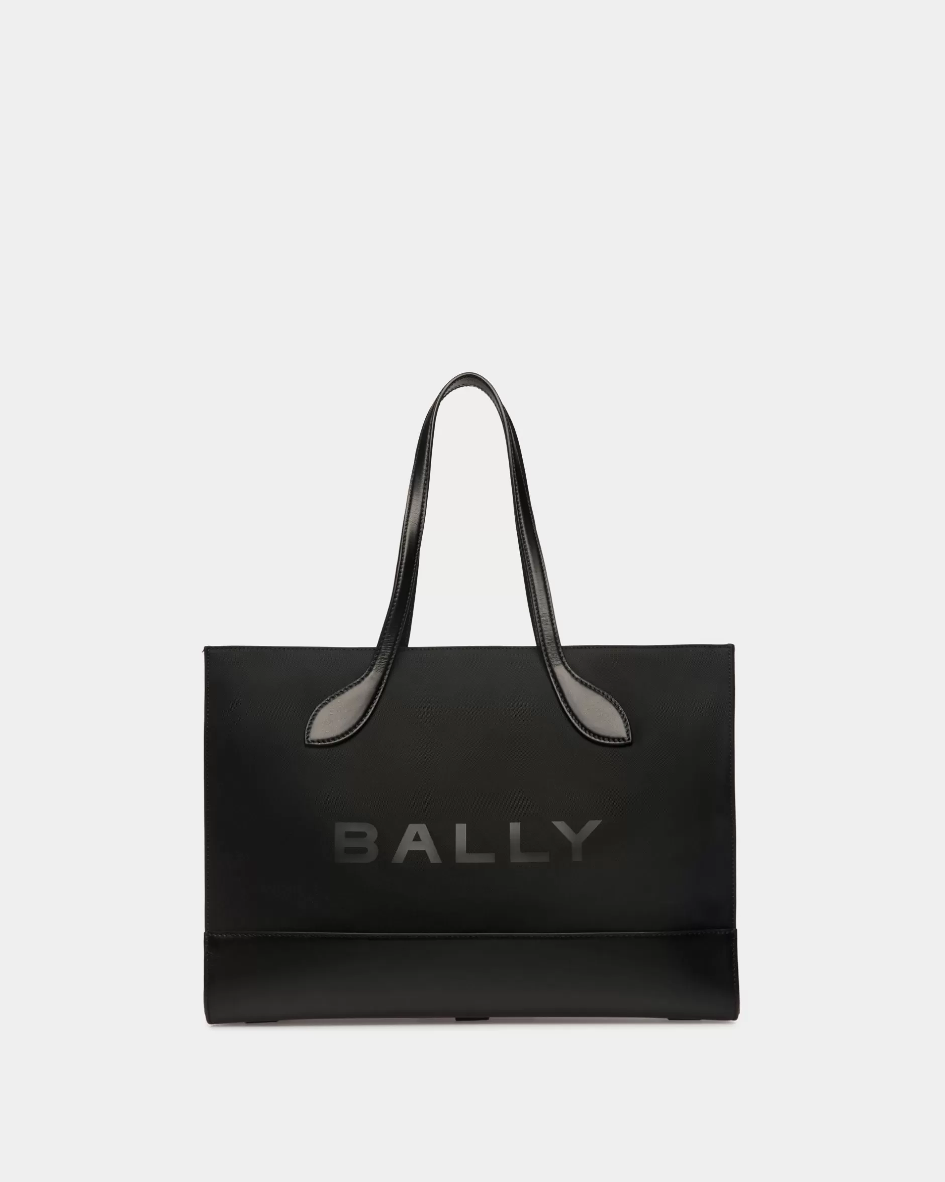 Bally Bar Tragetasche Aus Nylon Und Leder In Schwarz Hot