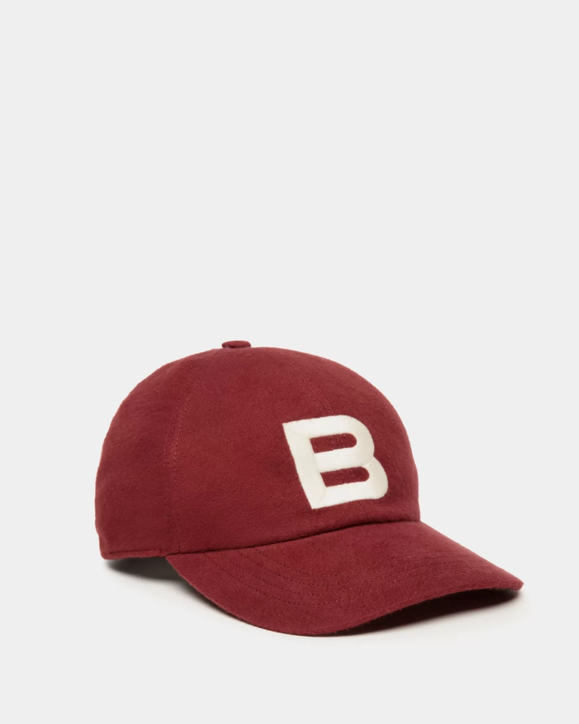 Bally Baseballmütze Aus Baumwolle In Andorra Mit Logo Burgundy Fashion