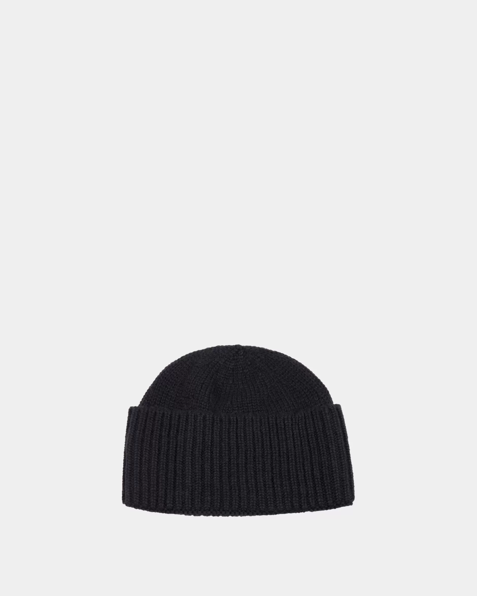 Bally Beanie Aus Kaschmir In Navy Blue Blau Outlet