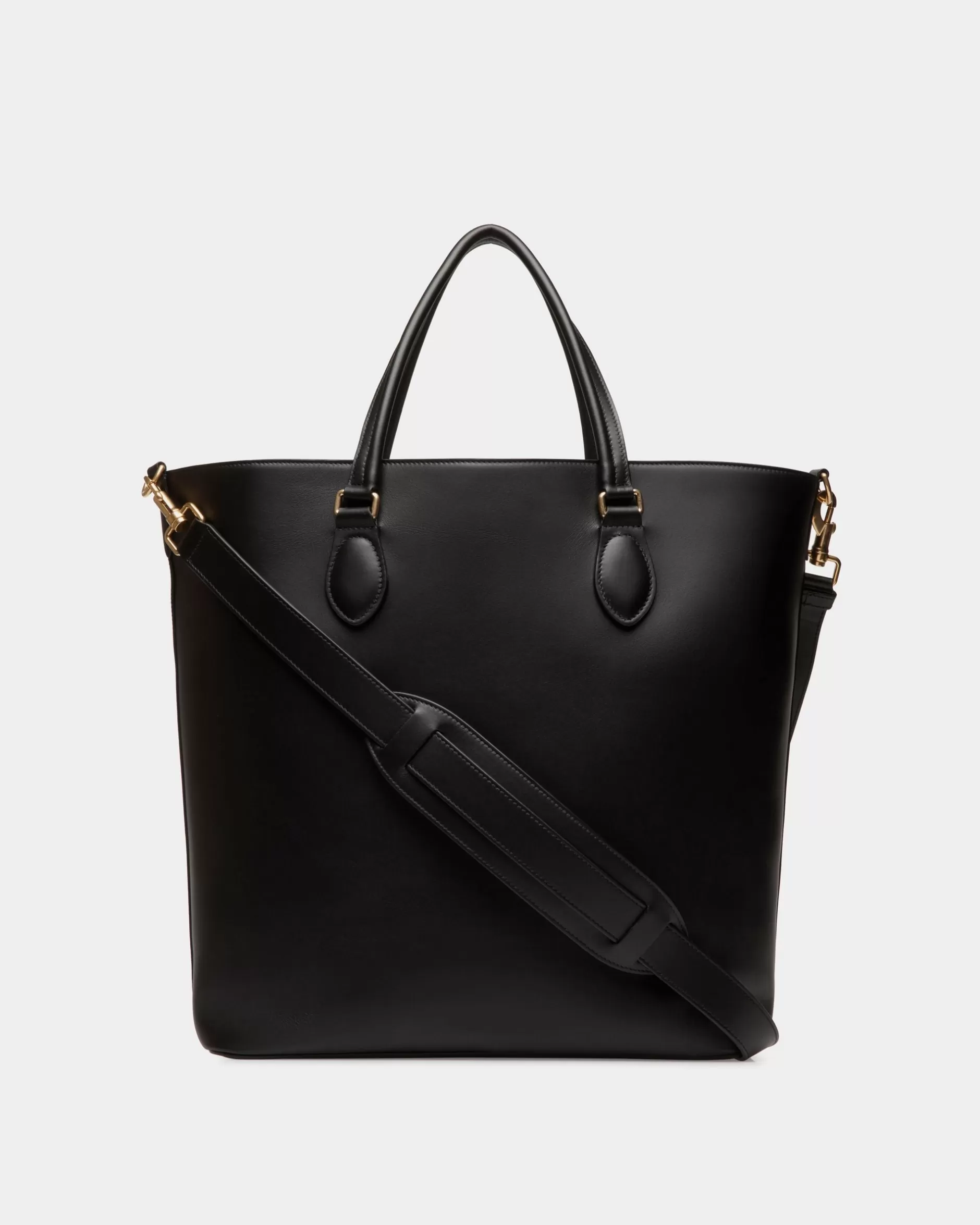 Bally Beckett Tote In Black Leather Schwarz Shop