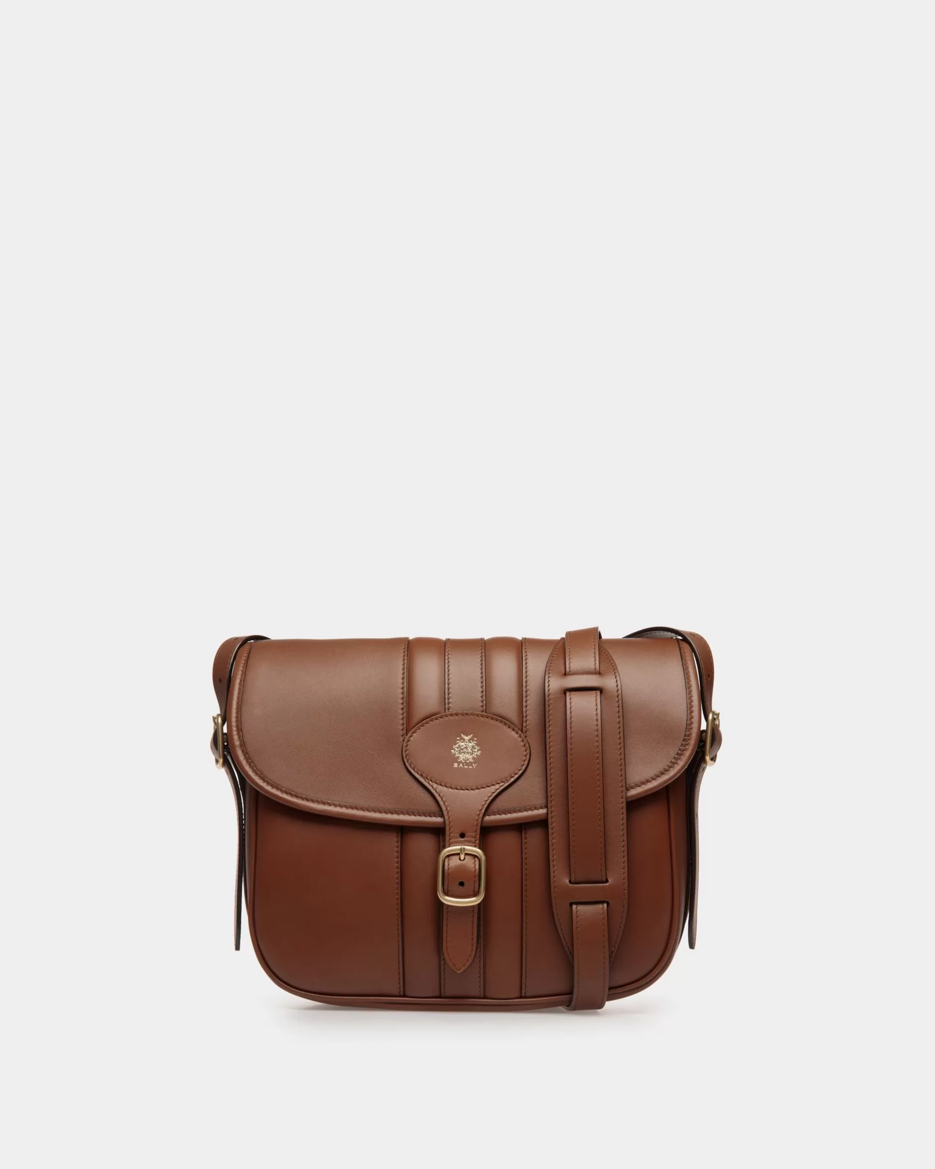 Bally Beckett Umhängetasche Aus Leder In Braun Cheap