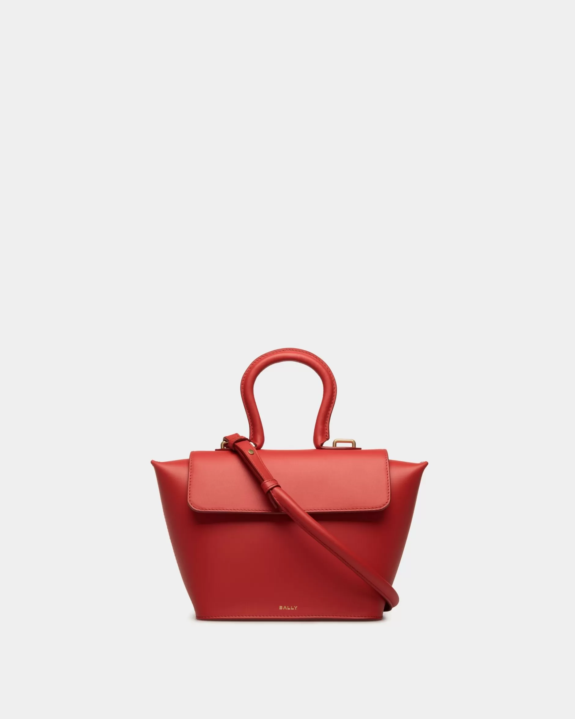 Bally Belle Henkeltasche Aus Leder In Candy Red Rot Store