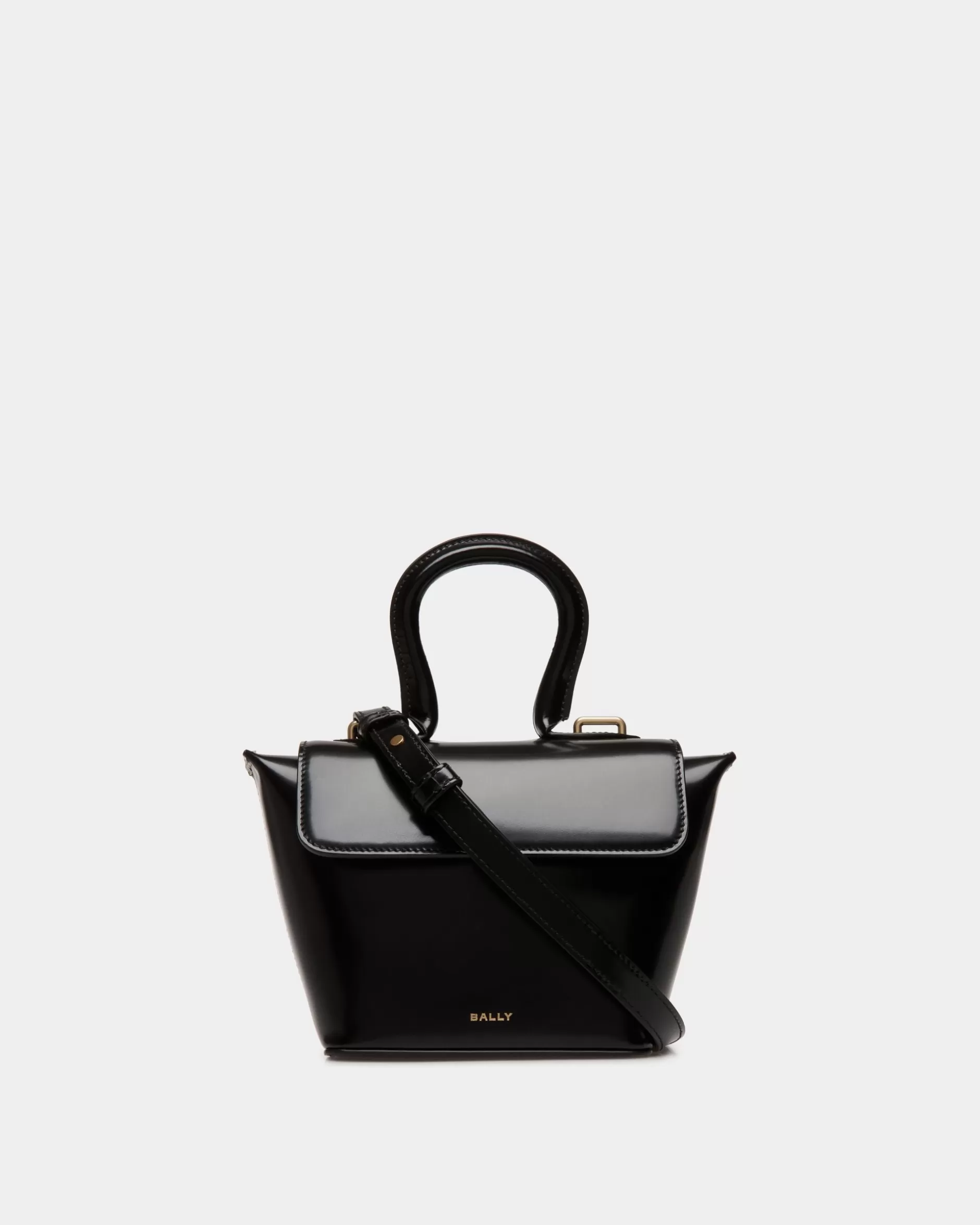 Bally Belle Minibag In Black Brushed Leather Schwarz Cheap