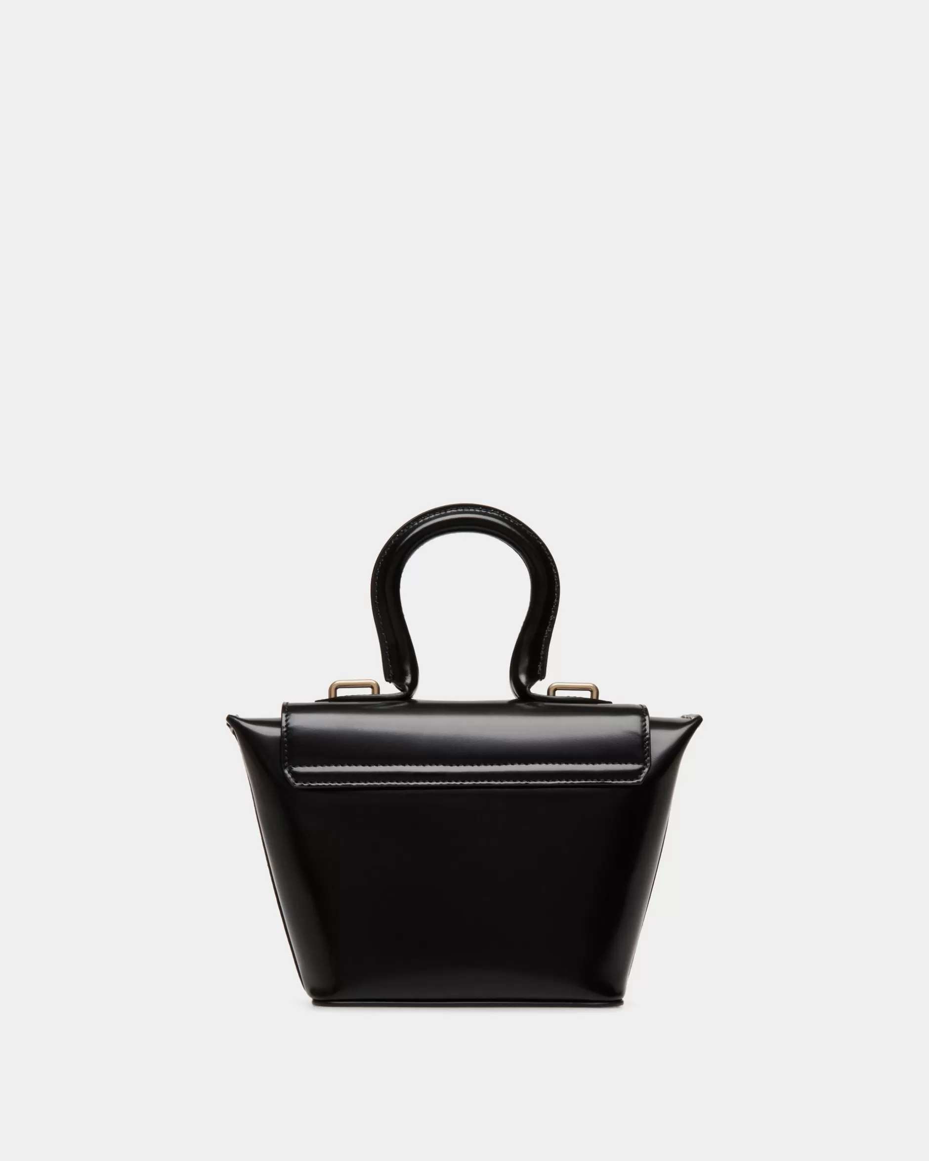 Bally Belle Minibag In Black Brushed Leather Schwarz Cheap