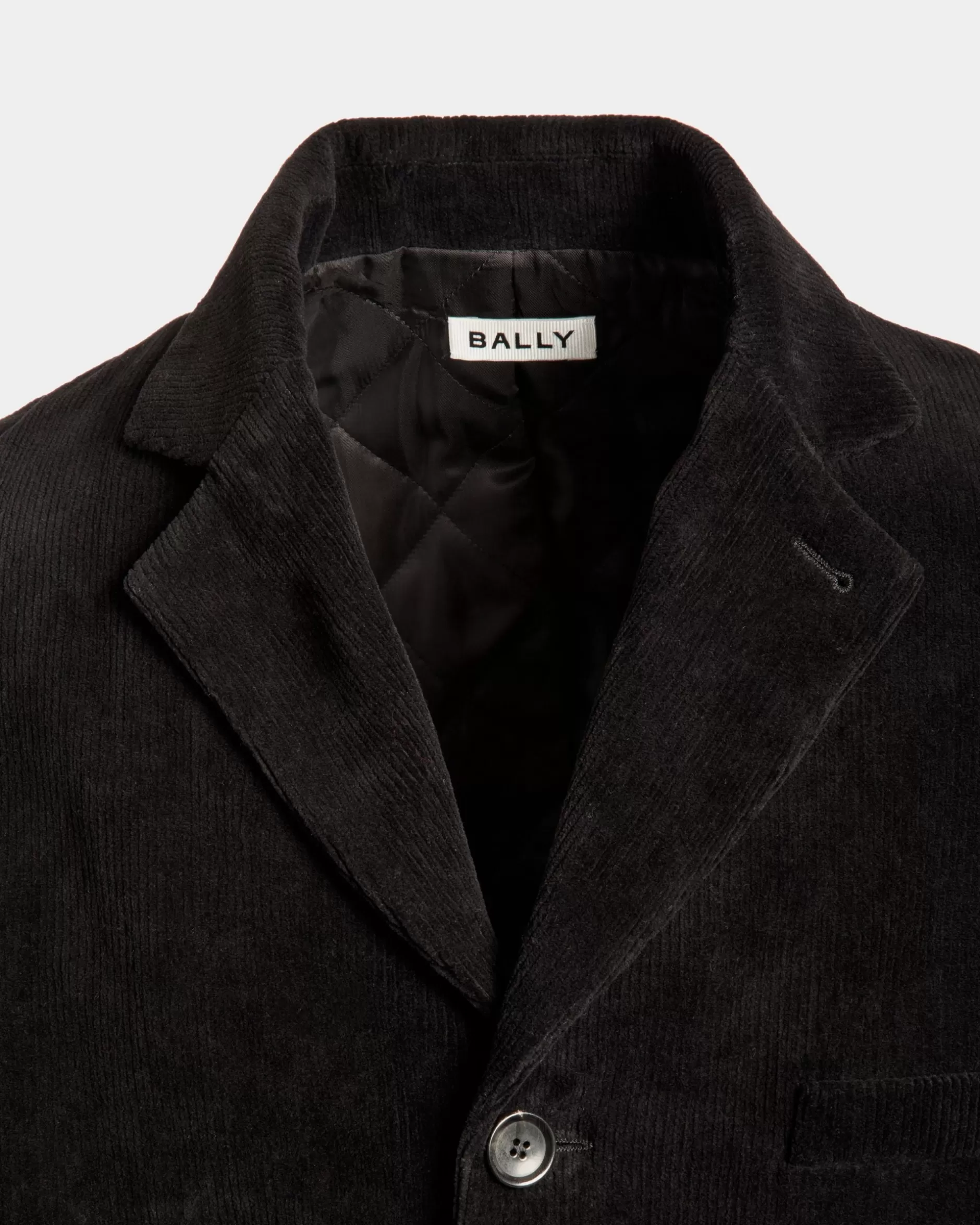 Bally Blazer Aus em Baumwollcord Schwarz Best