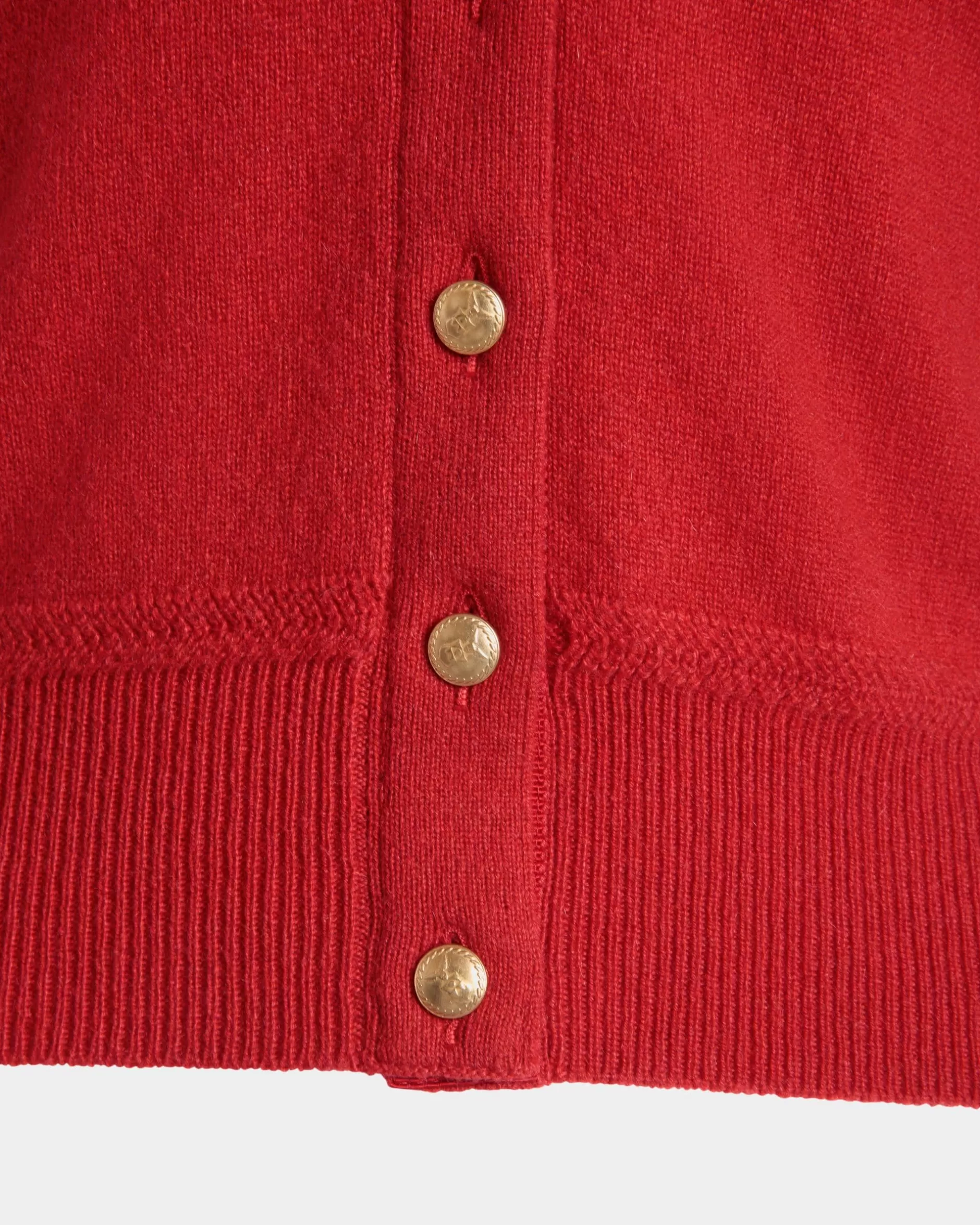 Bally Cardigan Aus Kaschmir In Candy Red Rot Flash Sale