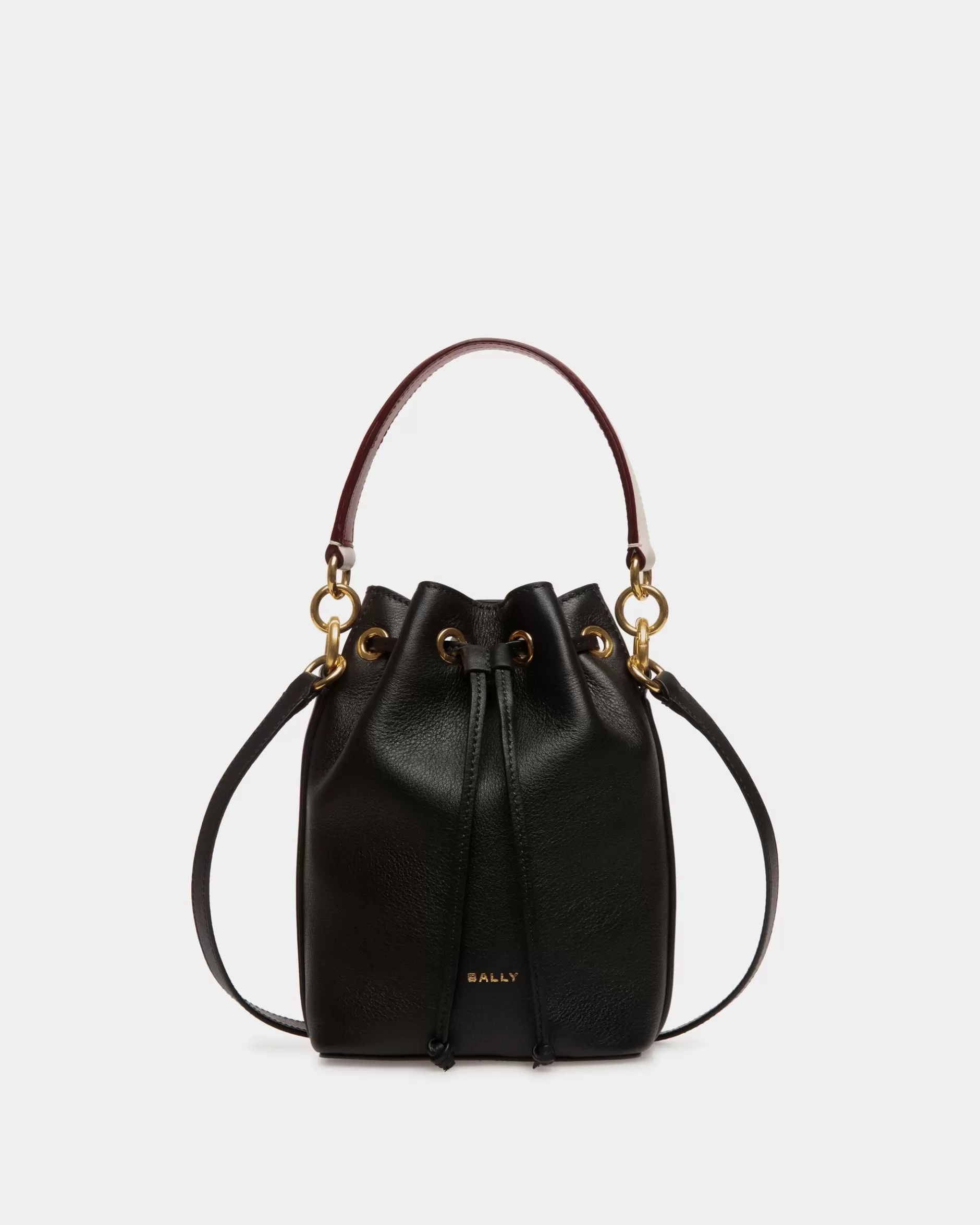 Bally Code Mini-Beuteltasche Aus Leder In Schwarz Discount