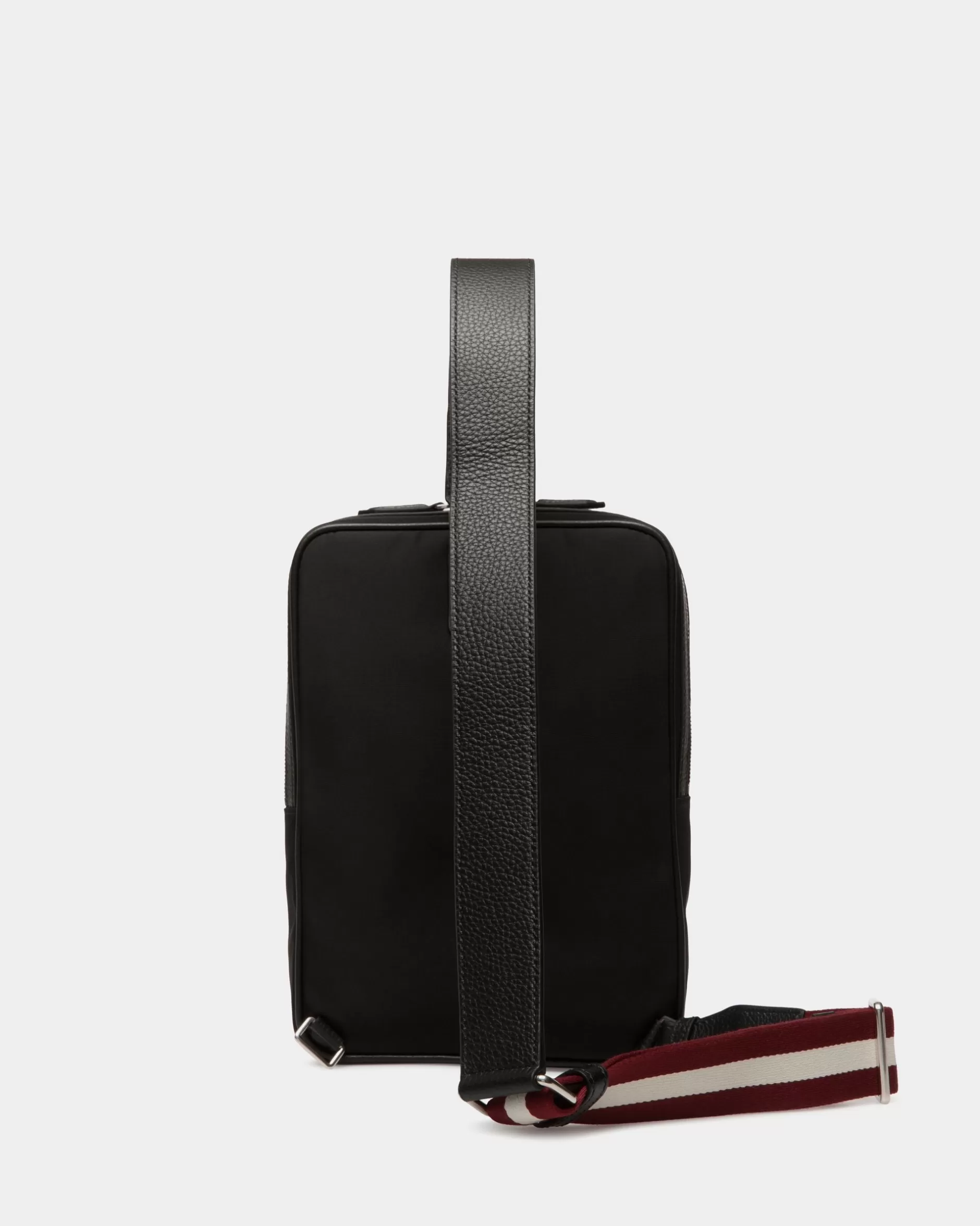 Bally Code Sling Bag Aus Nylon Schwarz Store