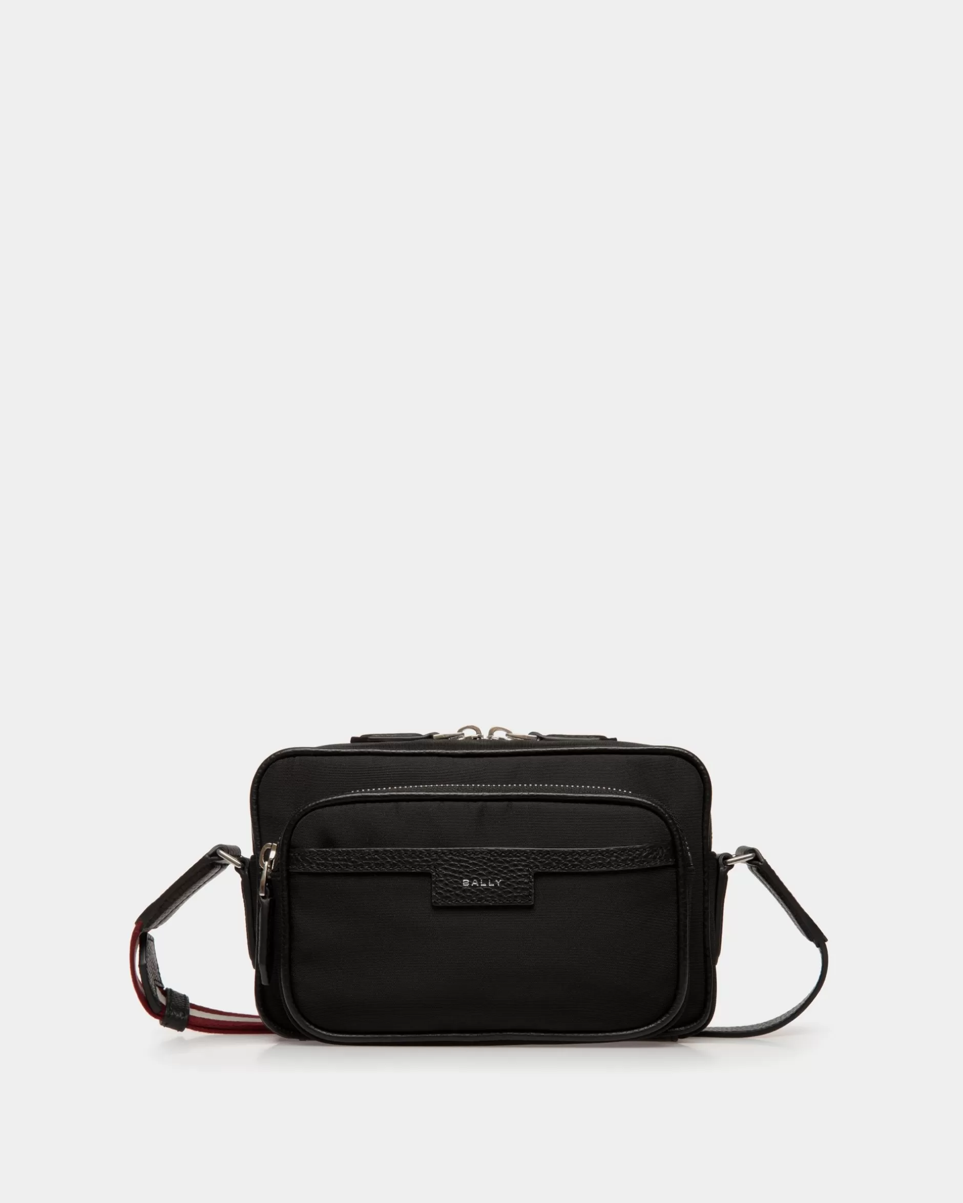 Bally Code Umhängetasche Aus em Nylon Schwarz Online