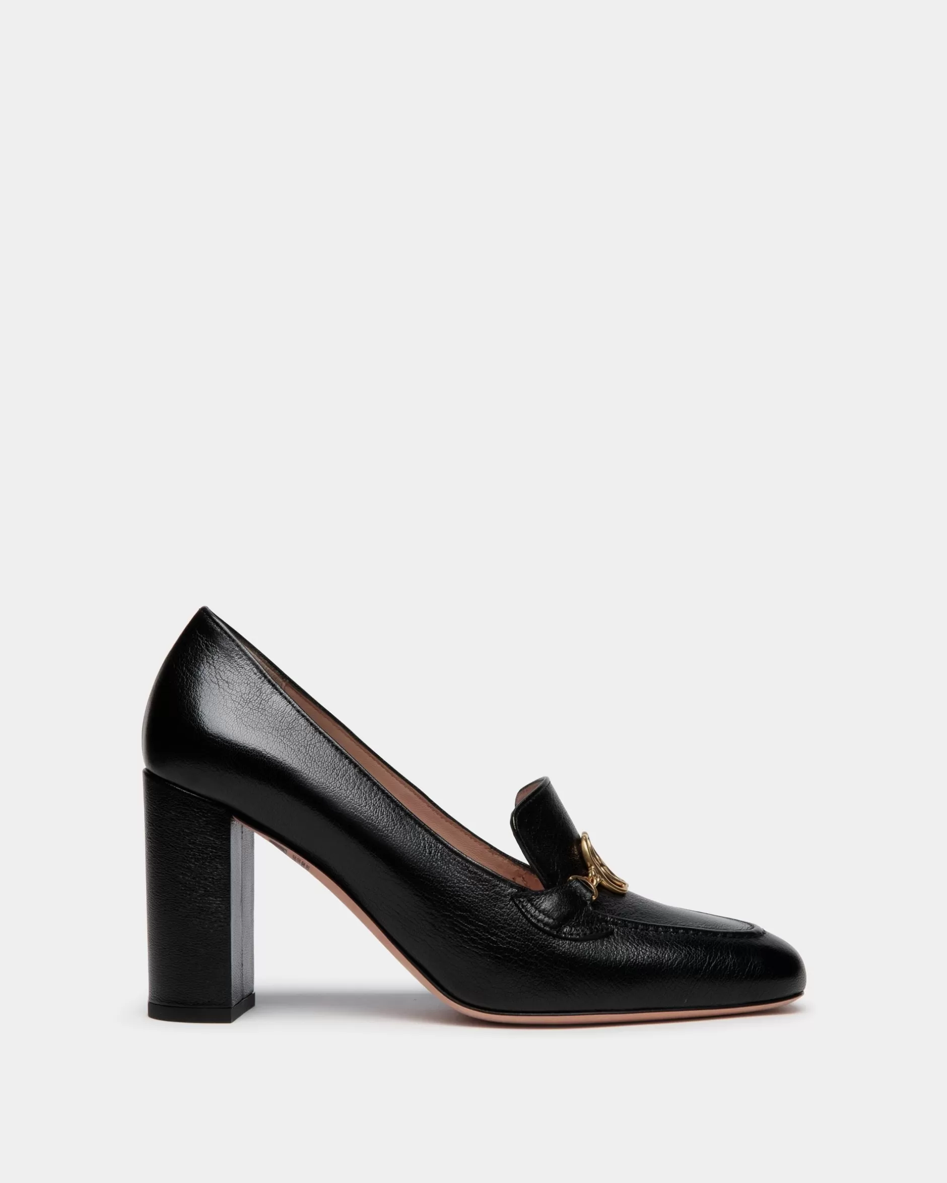 Bally Daily Emblem Pump Aus em Leder Schwarz Online