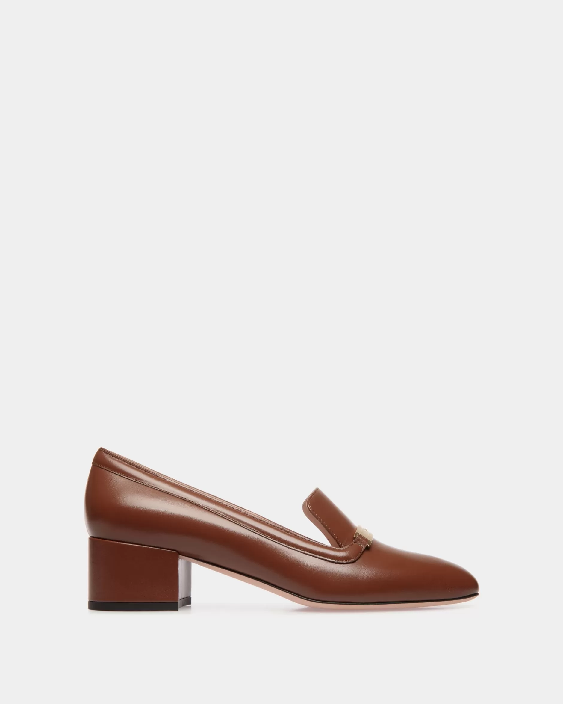 Bally Deco Pump In em Leder Braun Sale