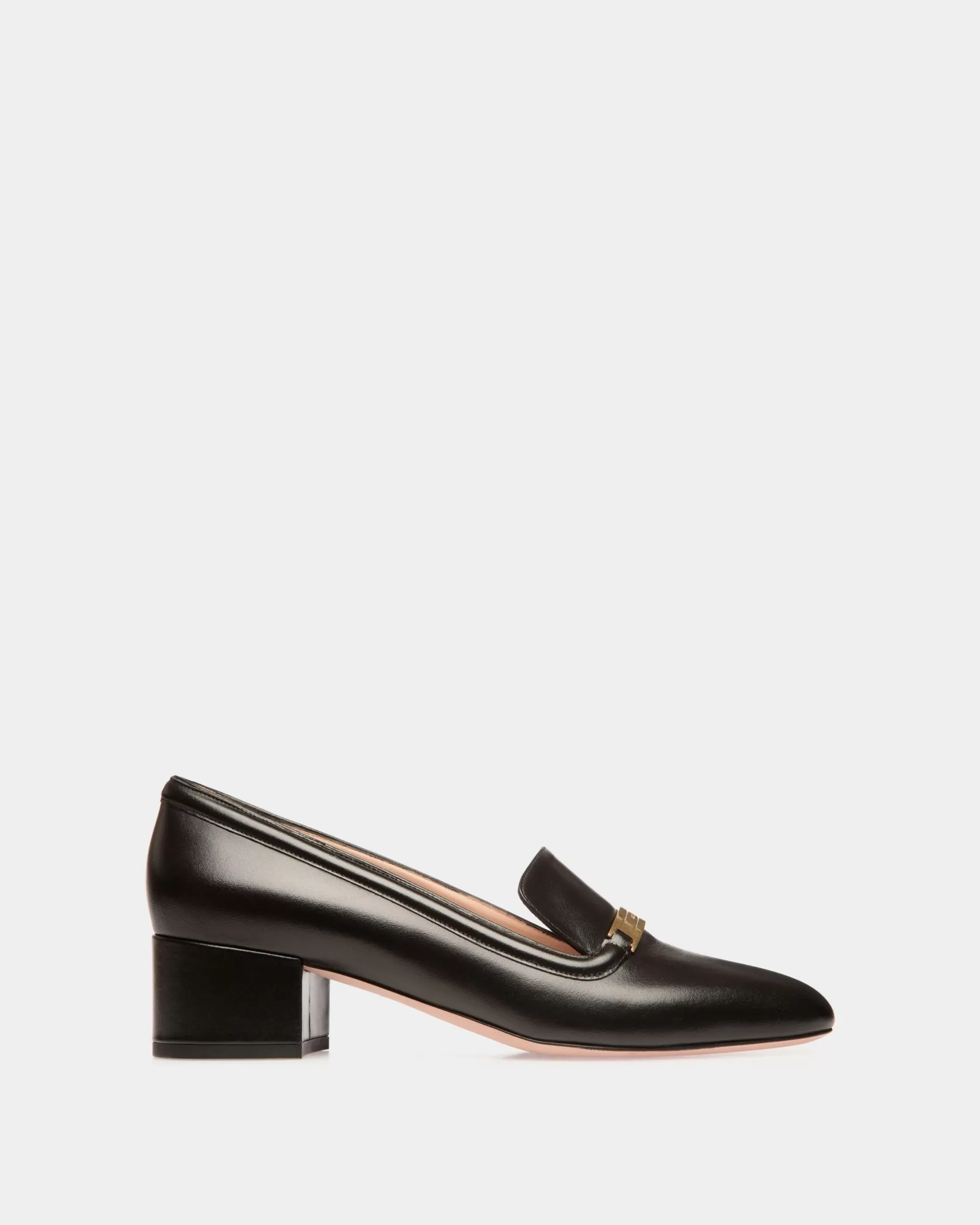 Bally Deco Pumps Aus Leder In Schwarz New