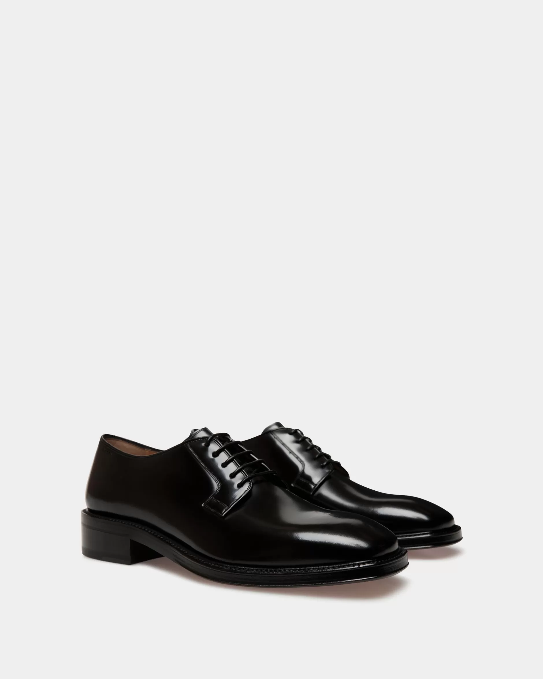 Bally Derbys Sockel Aus Leder In Schwarz Hot