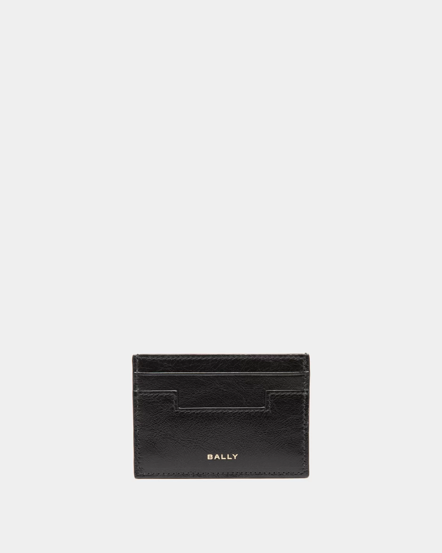 Bally Easy Kartenetui Aus em Leder Schwarz Hot