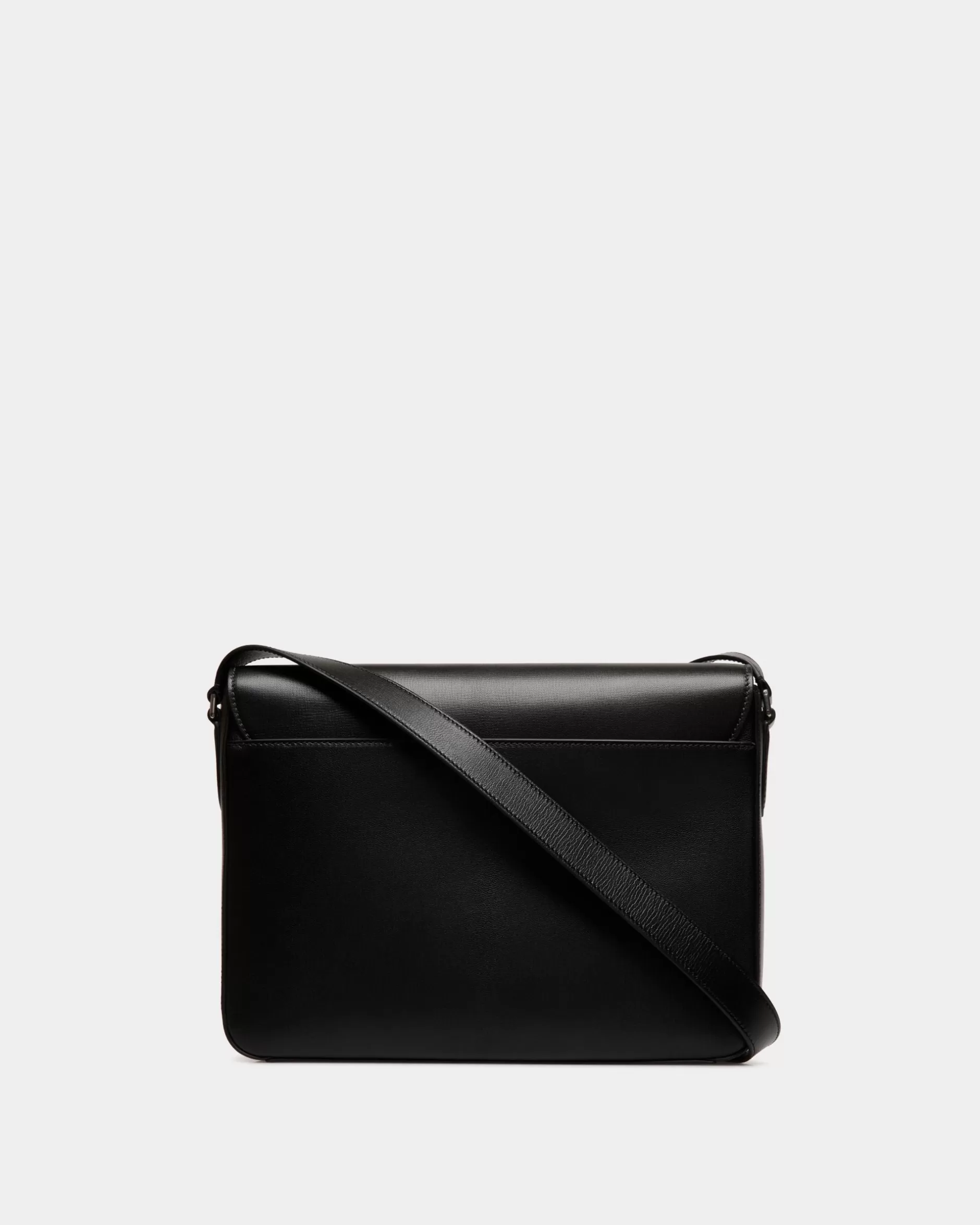 Bally Easy Messenger Bag In Black Leather Schwarz Clearance