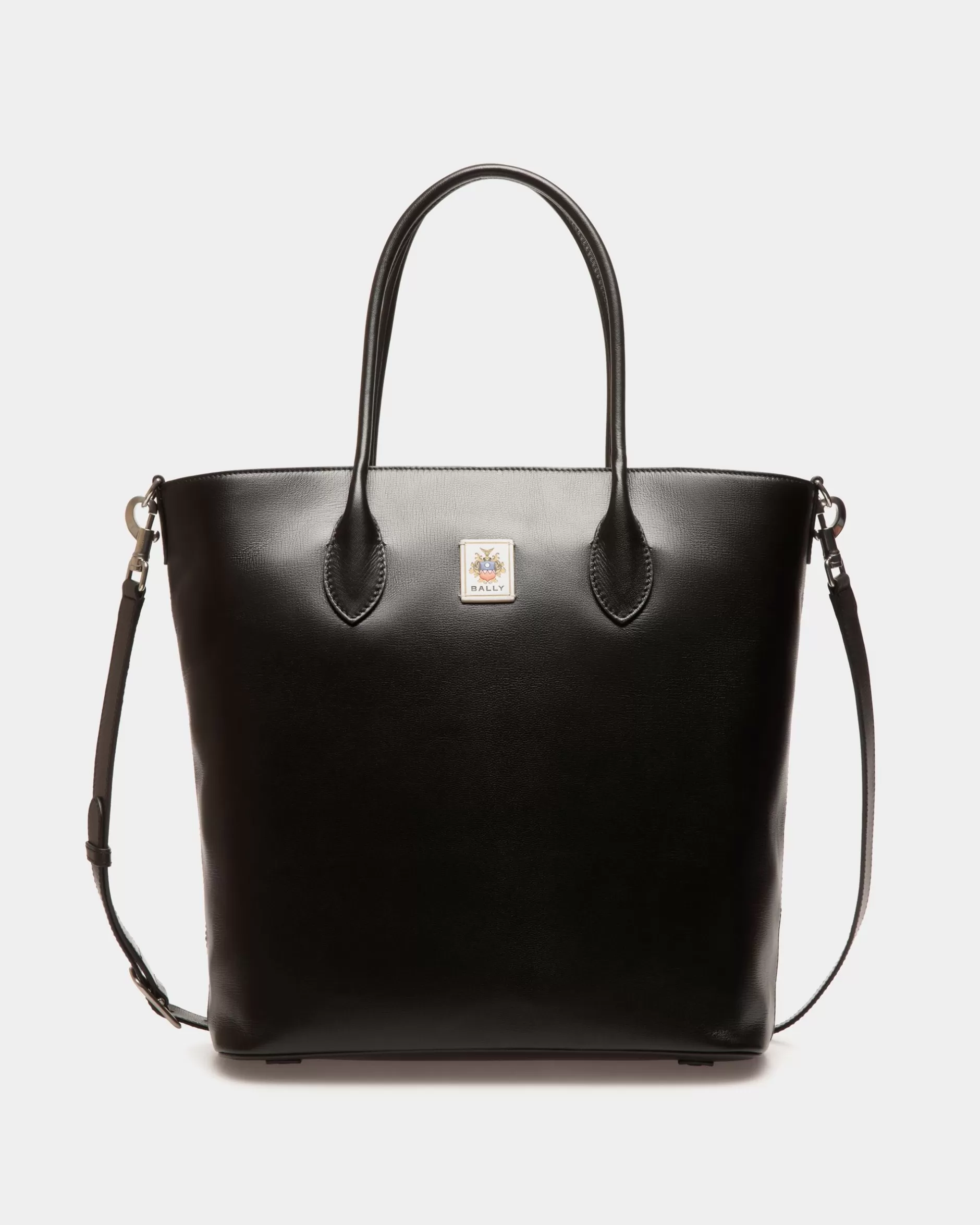 Bally Easy Tragetasche Aus Leder In Schwarz Shop