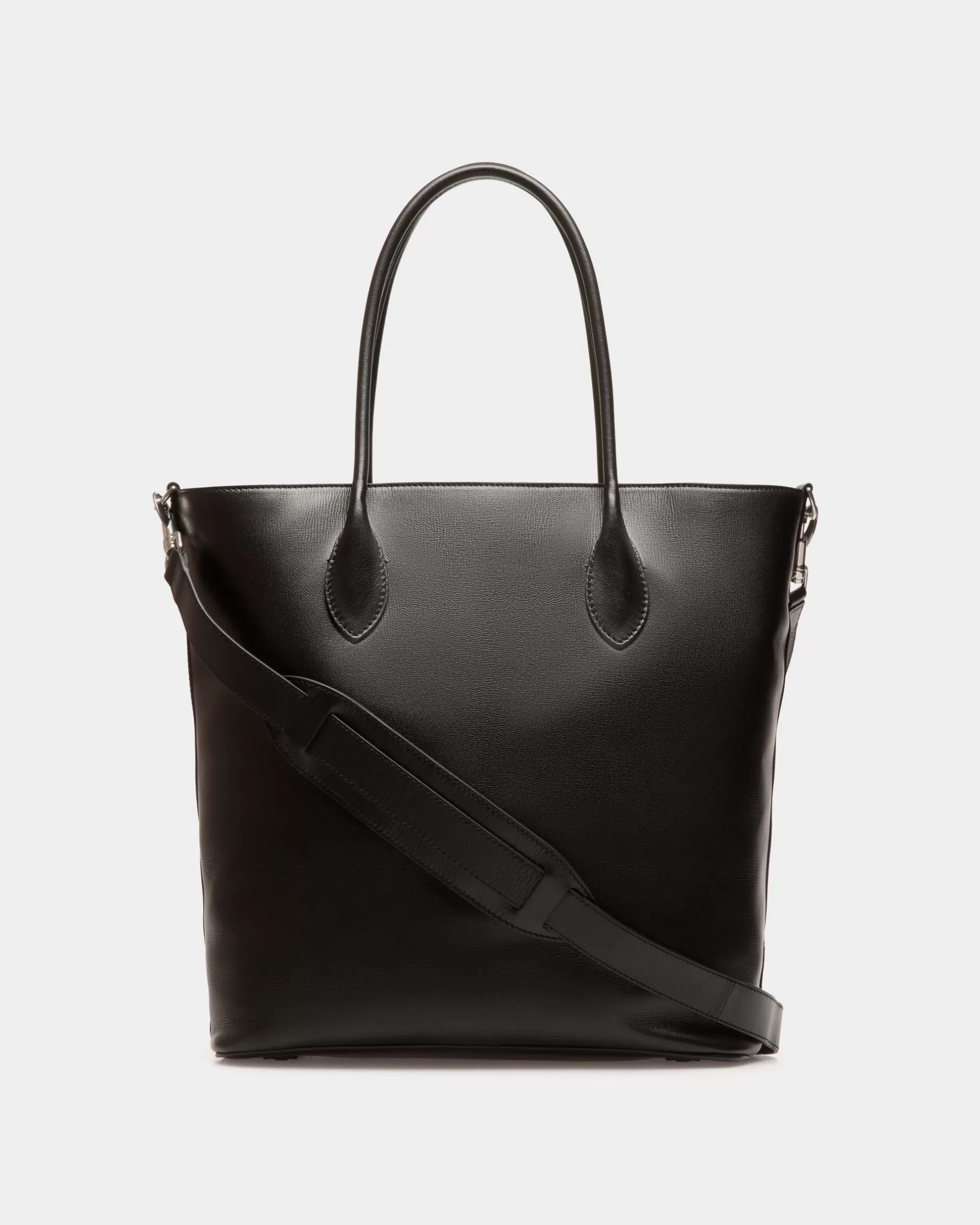 Bally Easy Tragetasche Aus Leder In Schwarz Shop