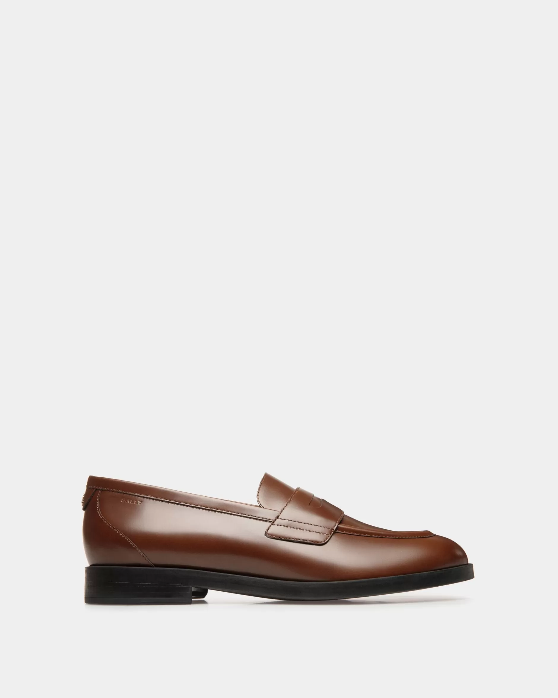 Bally Egli Loafer Aus em Leder Braun New