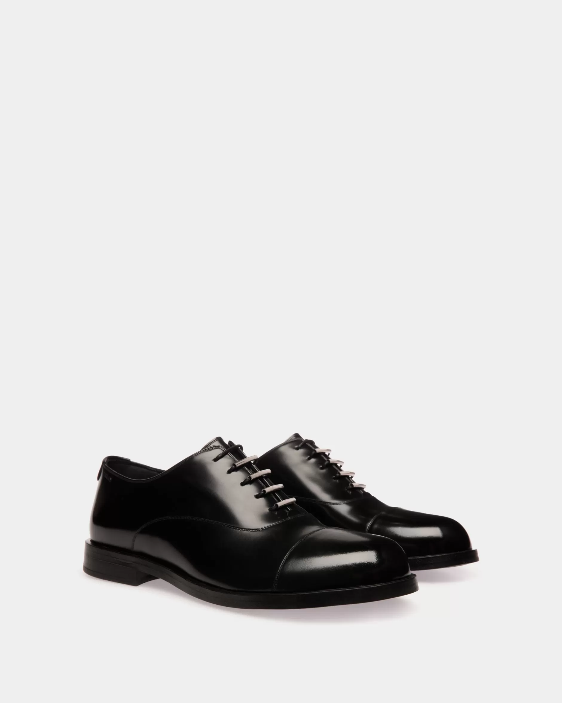 Bally Egli Oxford-Schuh Aus Leder In Schwarz Cheap