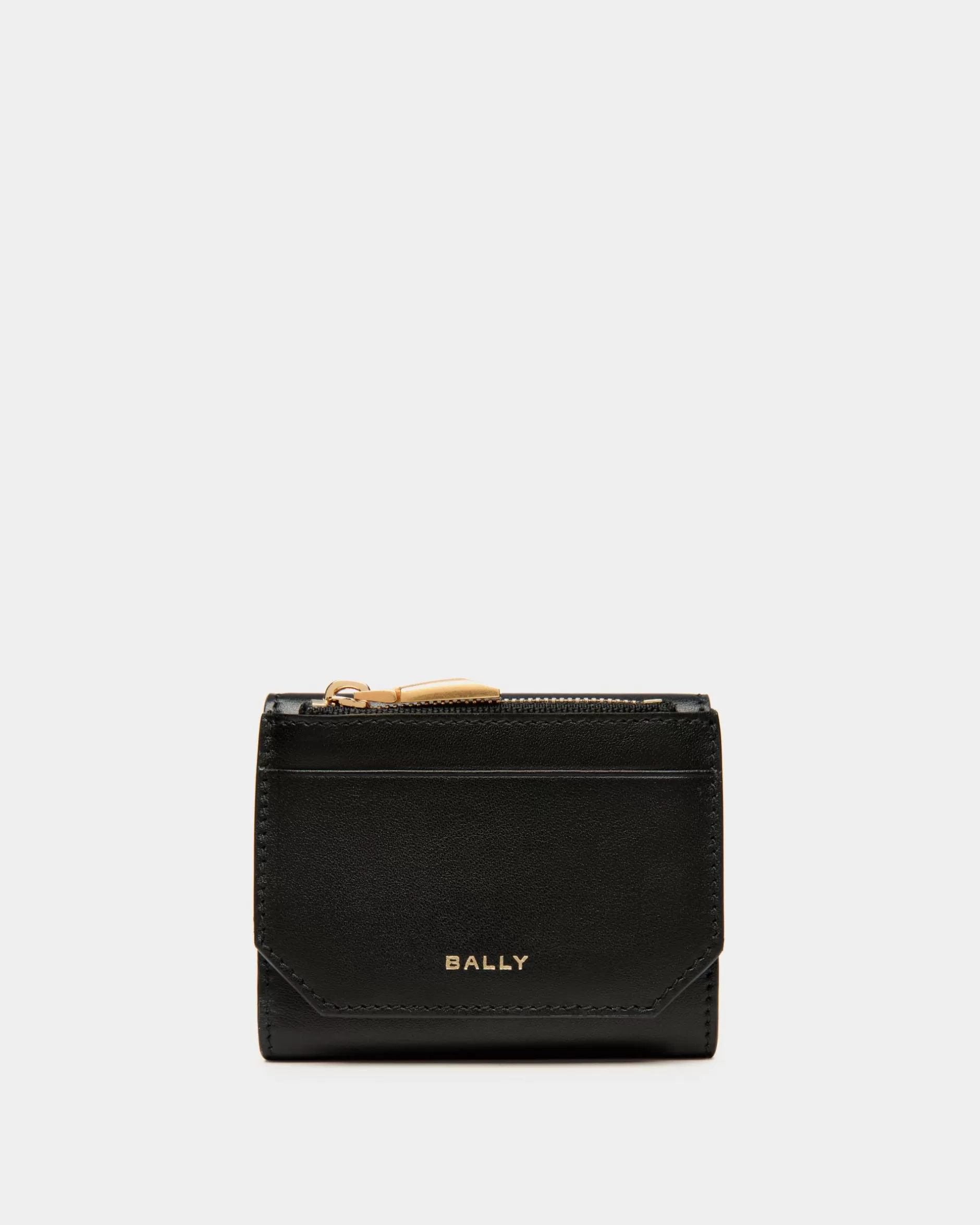 Bally Emblem Geldbörse Aus Leder In Schwarz Fashion