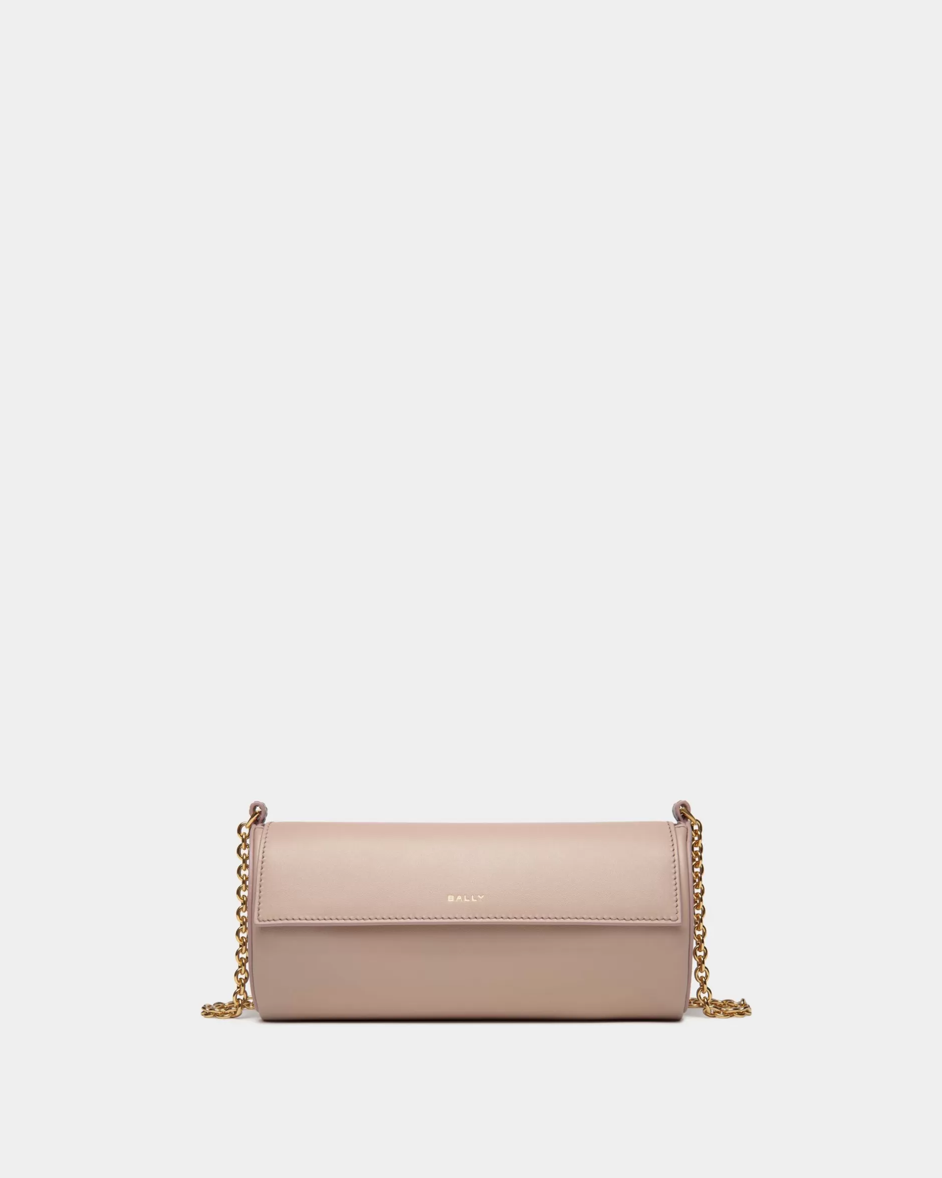 Bally Emblem Minitasche Aus Leder In Light Beige Online