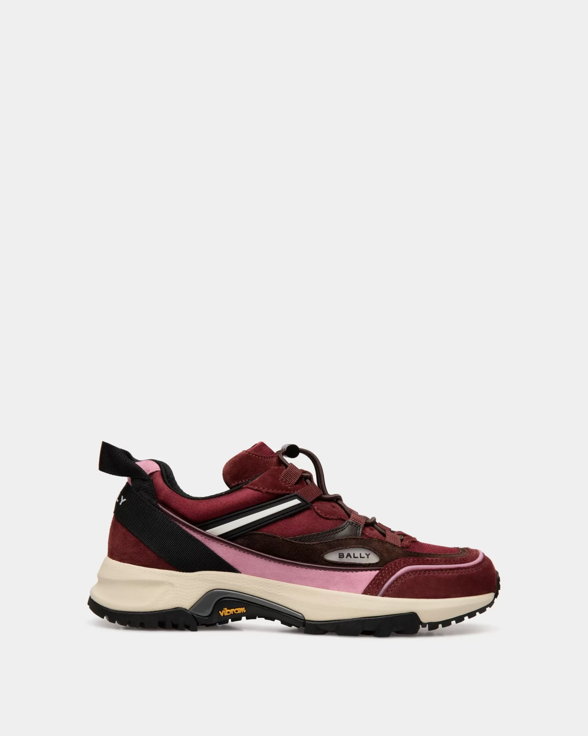 Bally Faster Sneaker Aus Nylon In Andorra Rot Shop