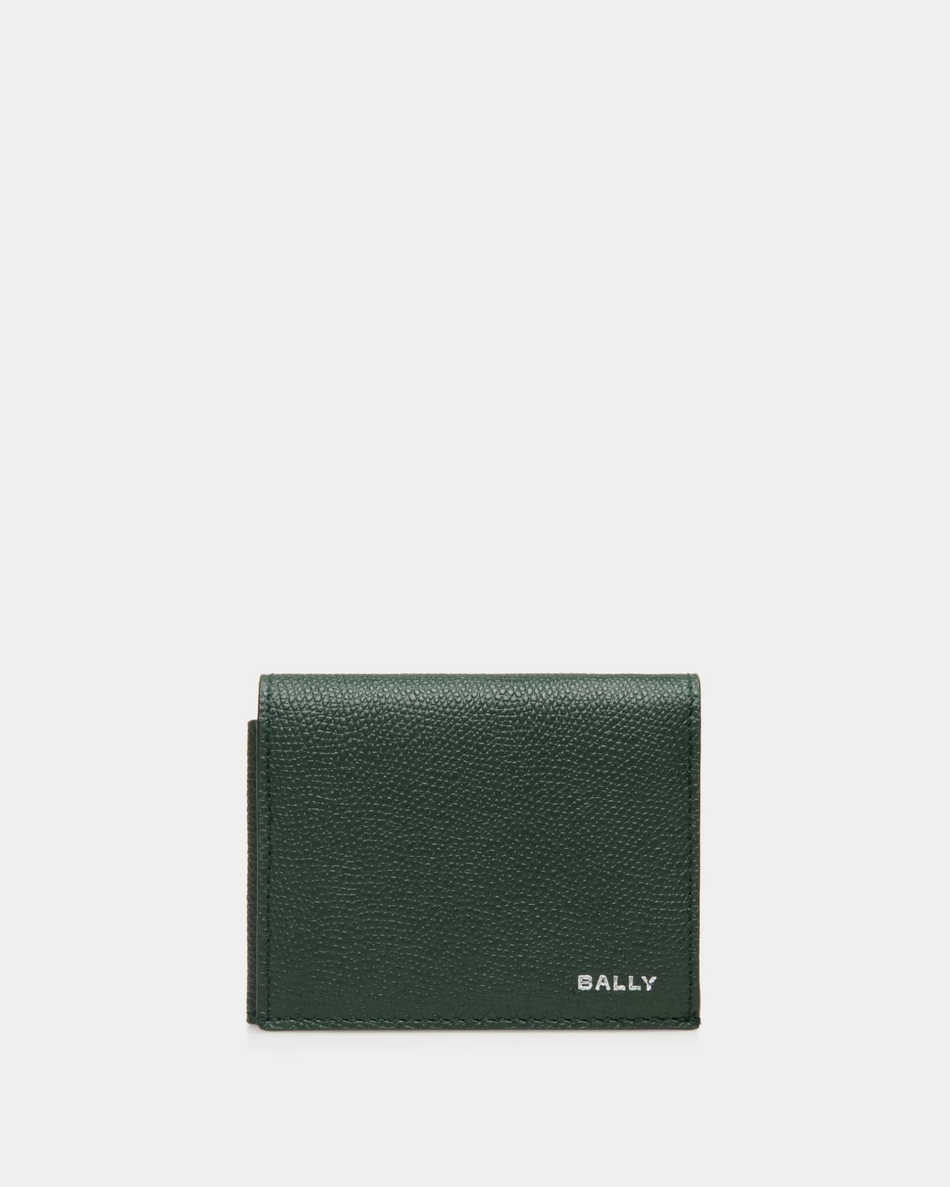 Bally Flag Dreiteilige Geldbörse Aus Leder In Bottle Green Grün Online