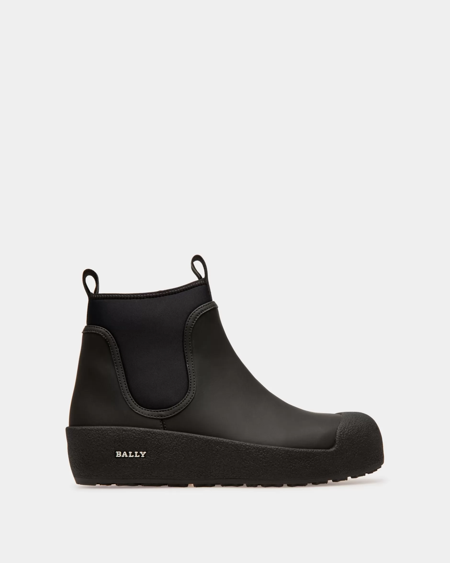 Bally Gadey Stiefel Aus Leder Und Gummi In Schwarz Store