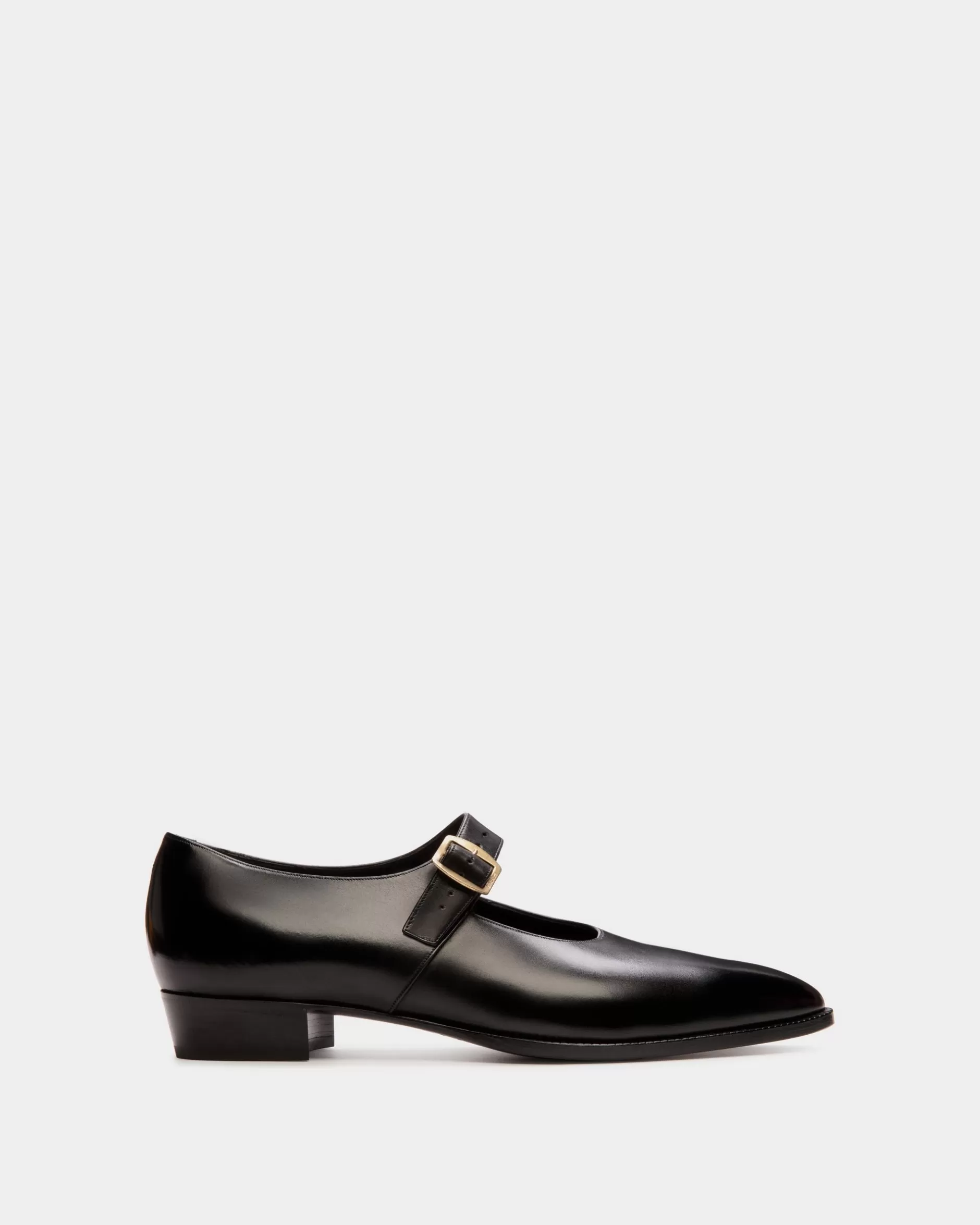 Bally Glendale Mary Jane Aus Leder In Schwarz Store