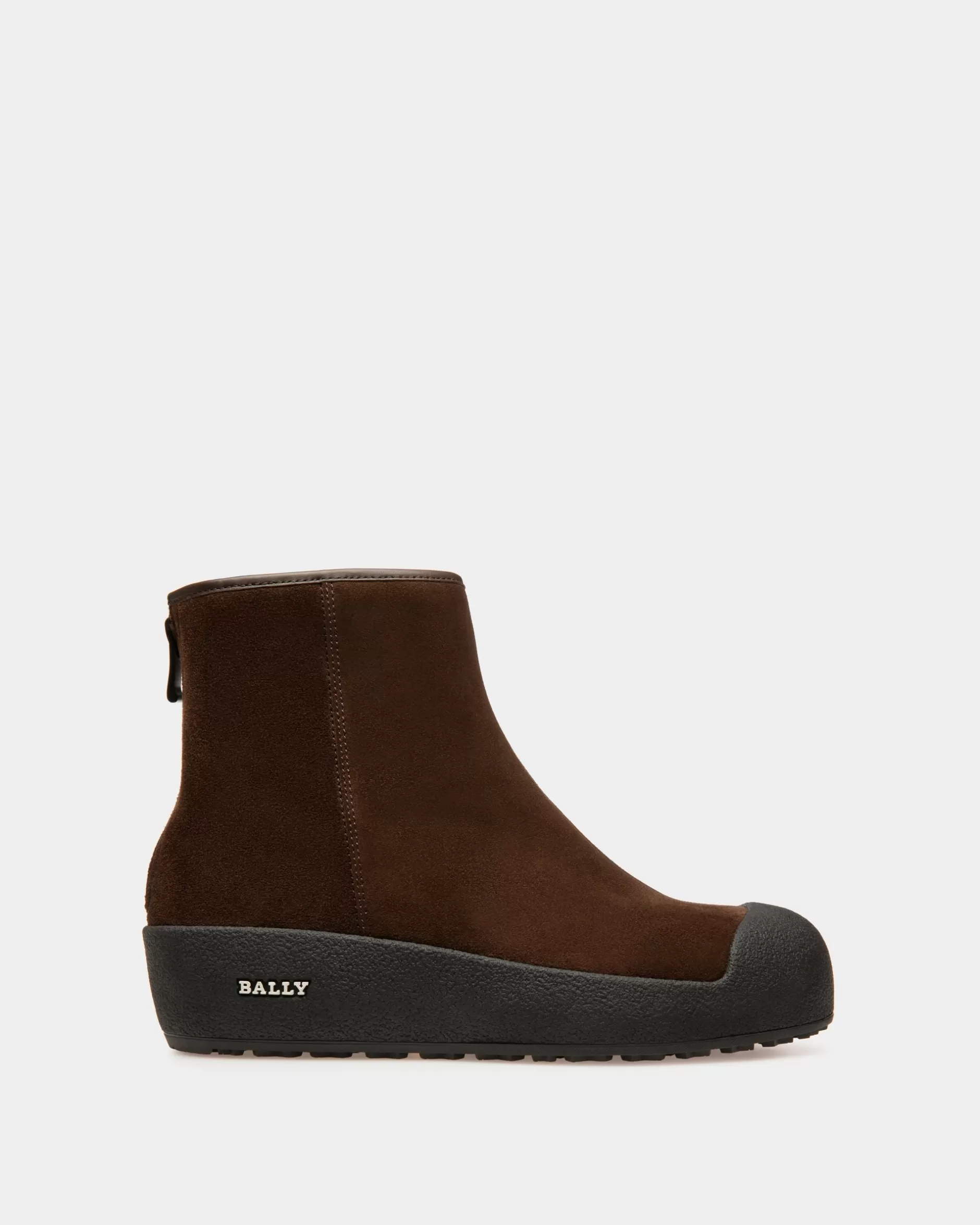 Bally Guard Leder-Schneestiefel In Braun Shop