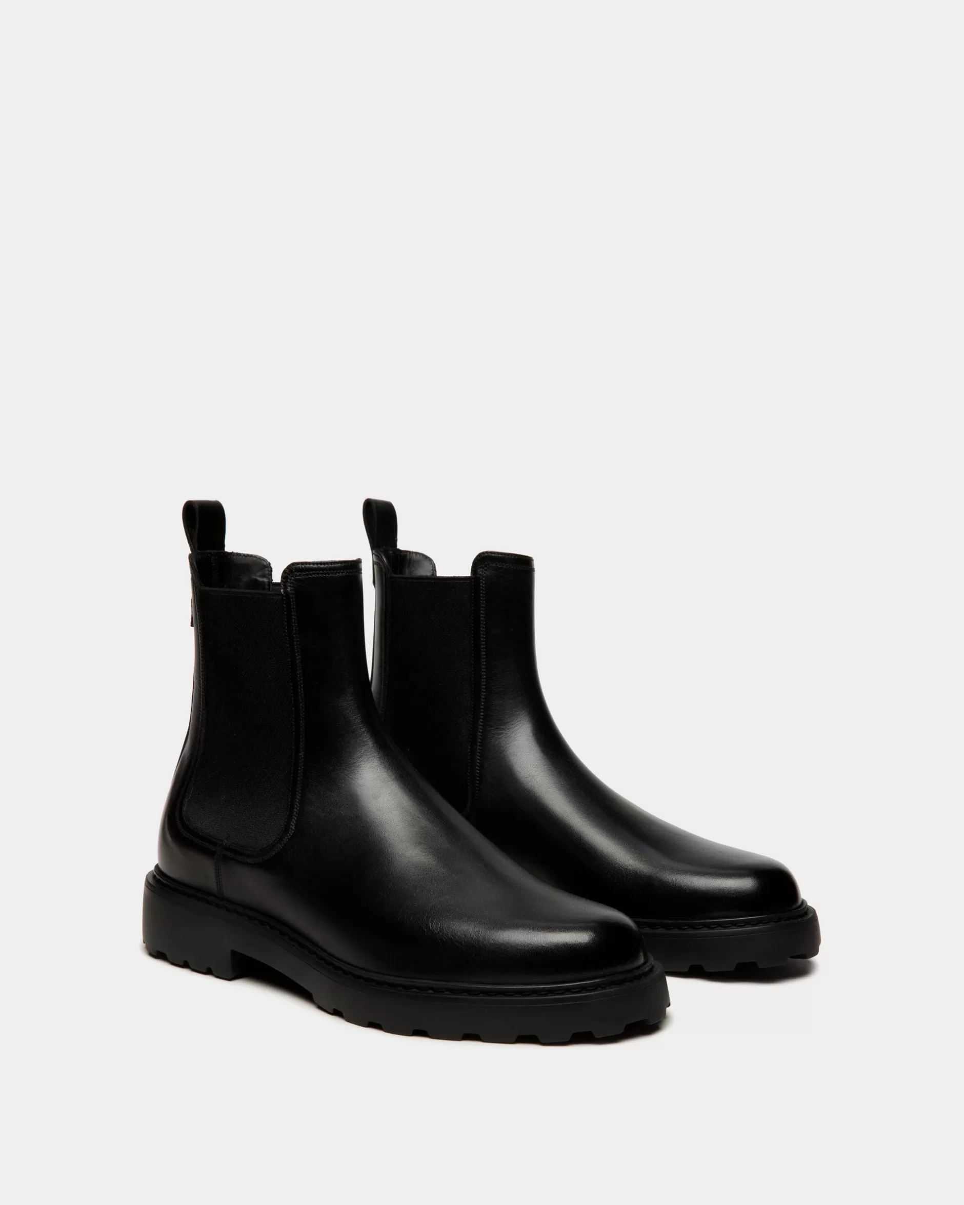 Bally Gusto Bootie Aus Leder In Schwarz Sale