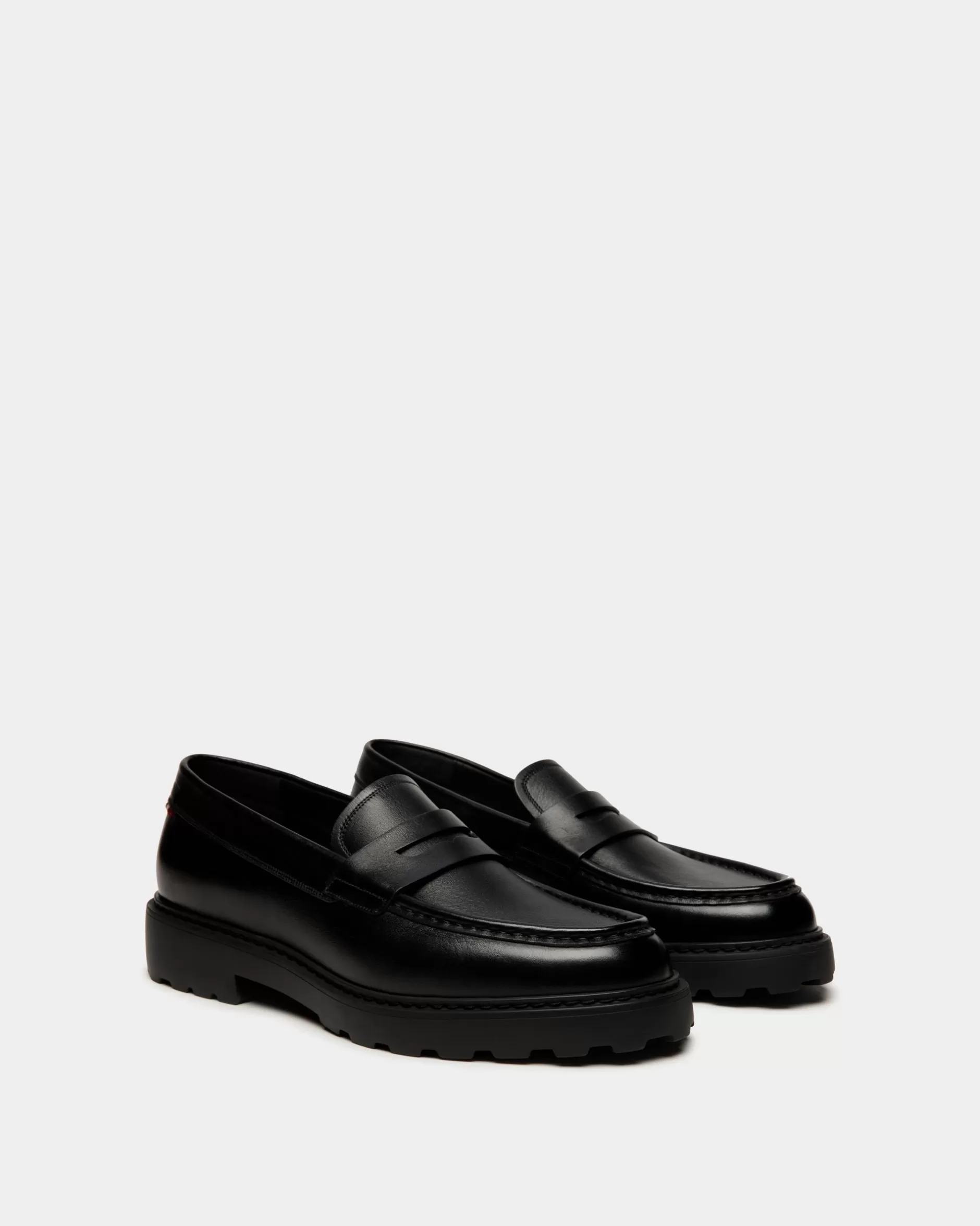 Bally Gusto Loafer Aus Leder In Schwarz Outlet