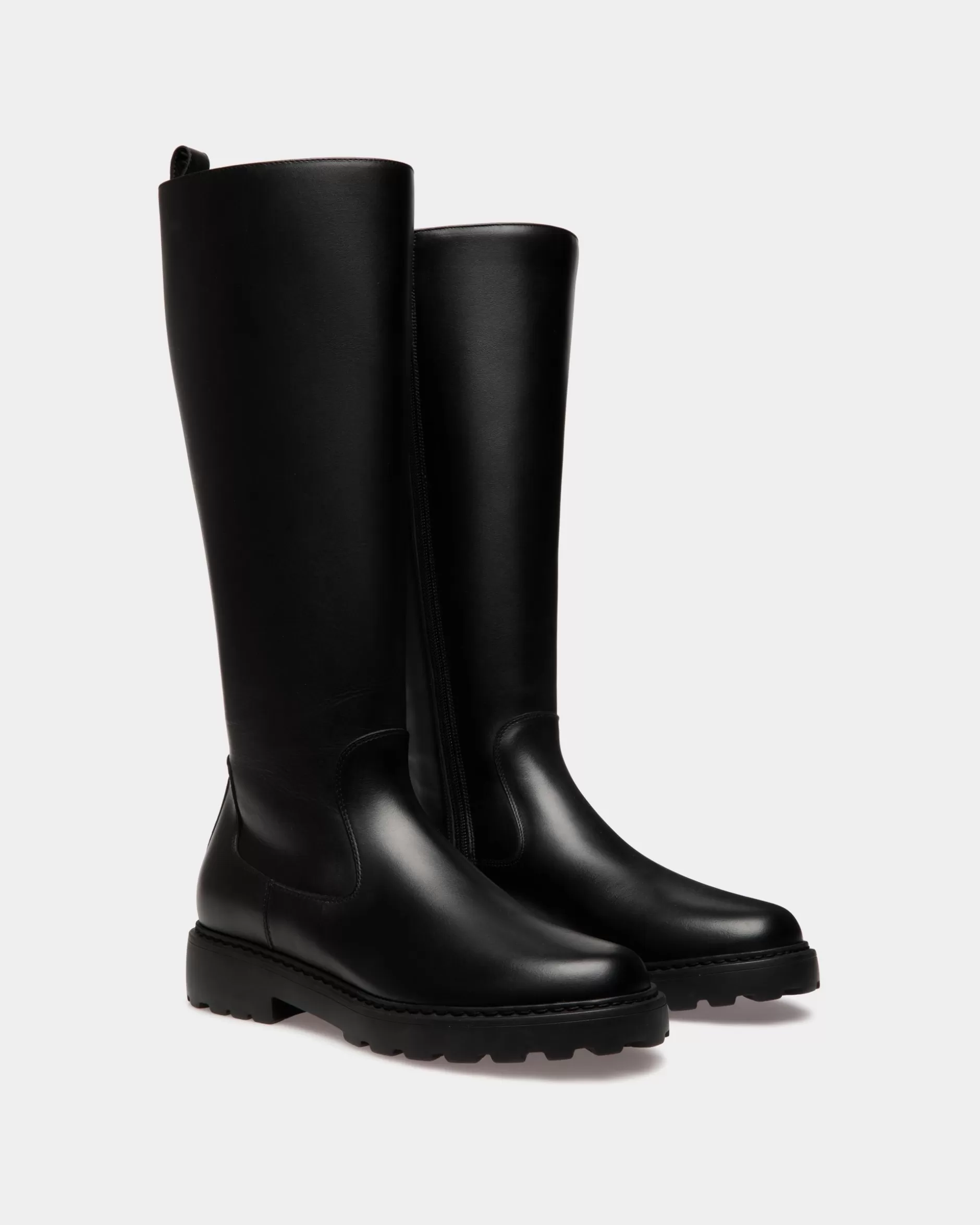 Bally Gusto Stiefel Aus Leder In Schwarz Best