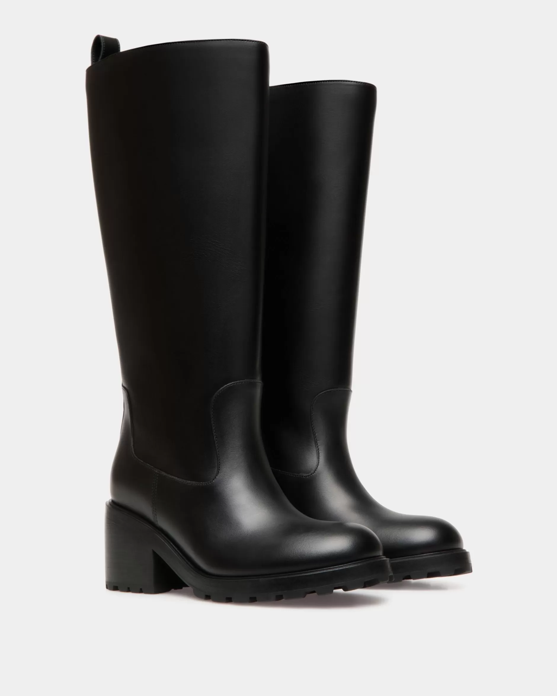 Bally Gusto Stiefel Aus Leder In Schwarz Online