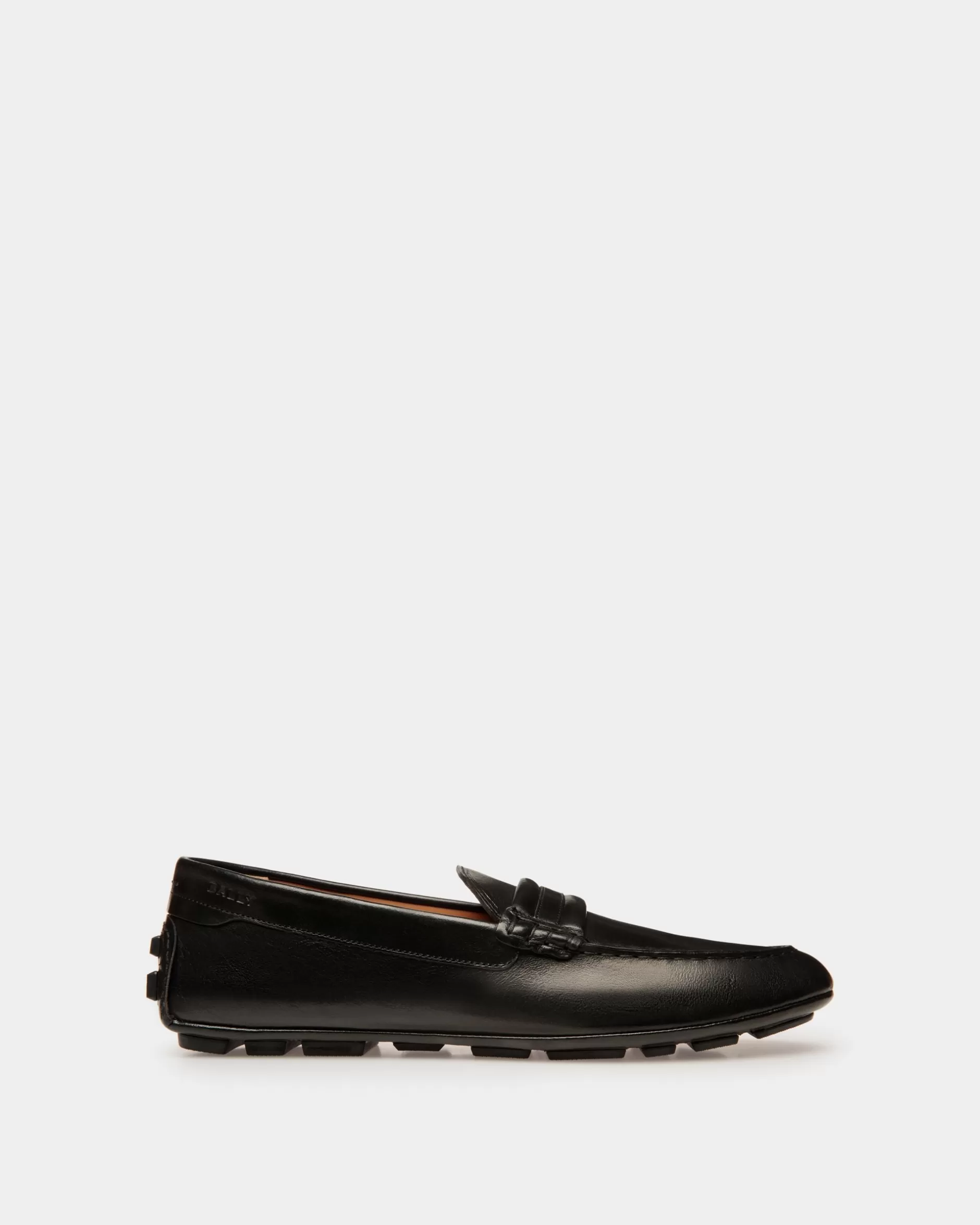 Bally Kerbs Driver-Schuh Aus Leder In Schwarz Fashion