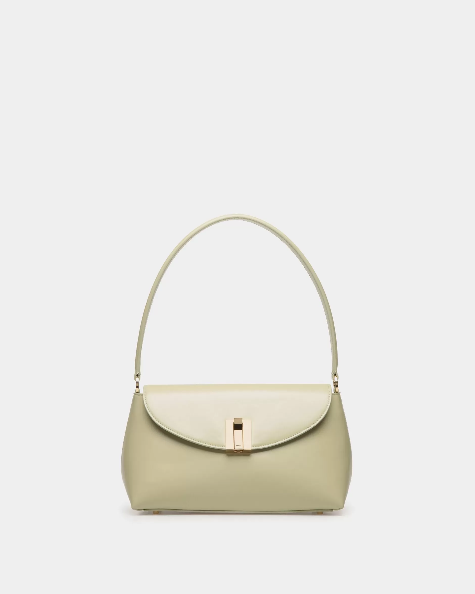 Bally Kleine Henkeltasche Ollam Aus Leder In Light Green Grün Online