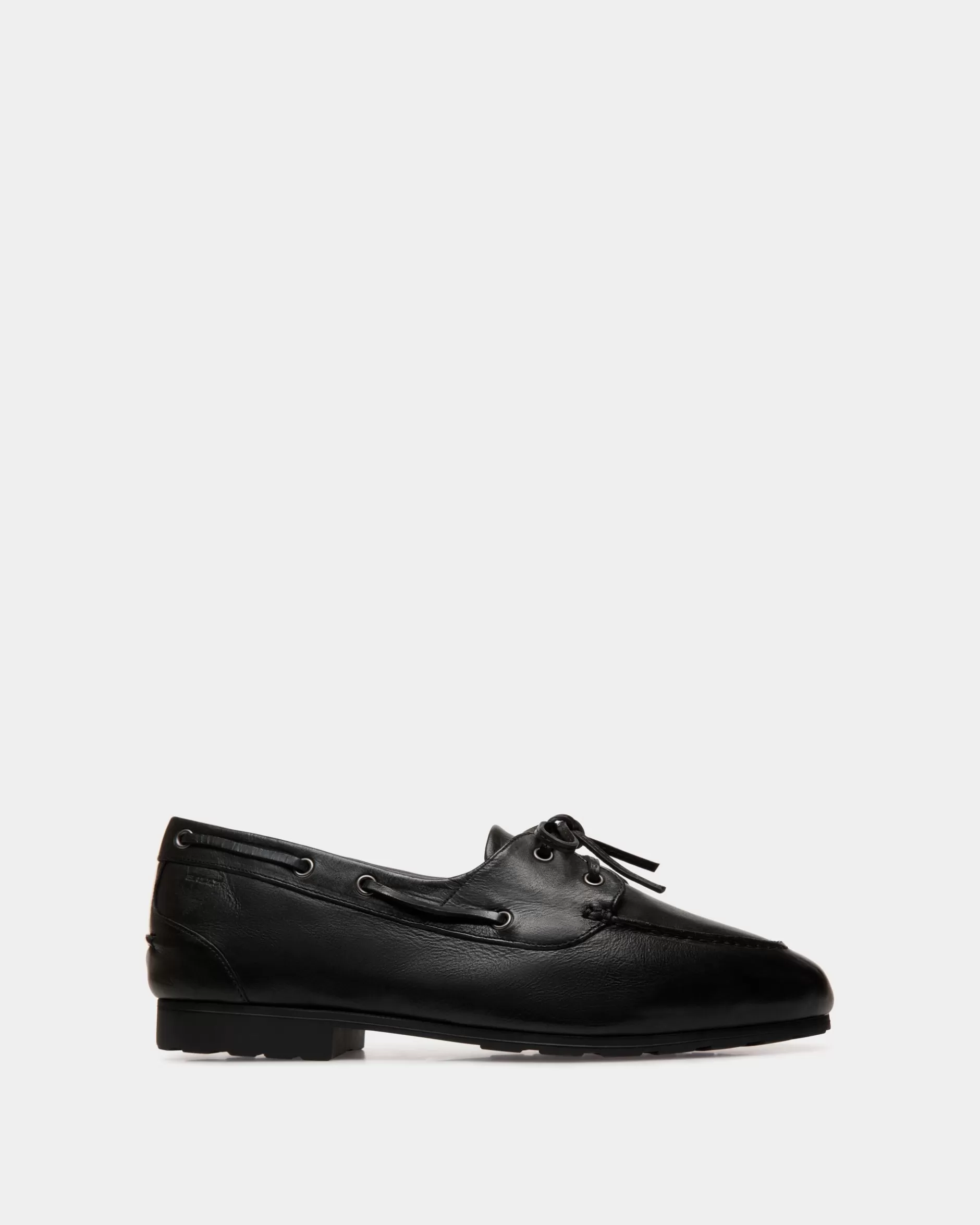 Bally Loafer Plume Aus Leder In Schwarz Outlet