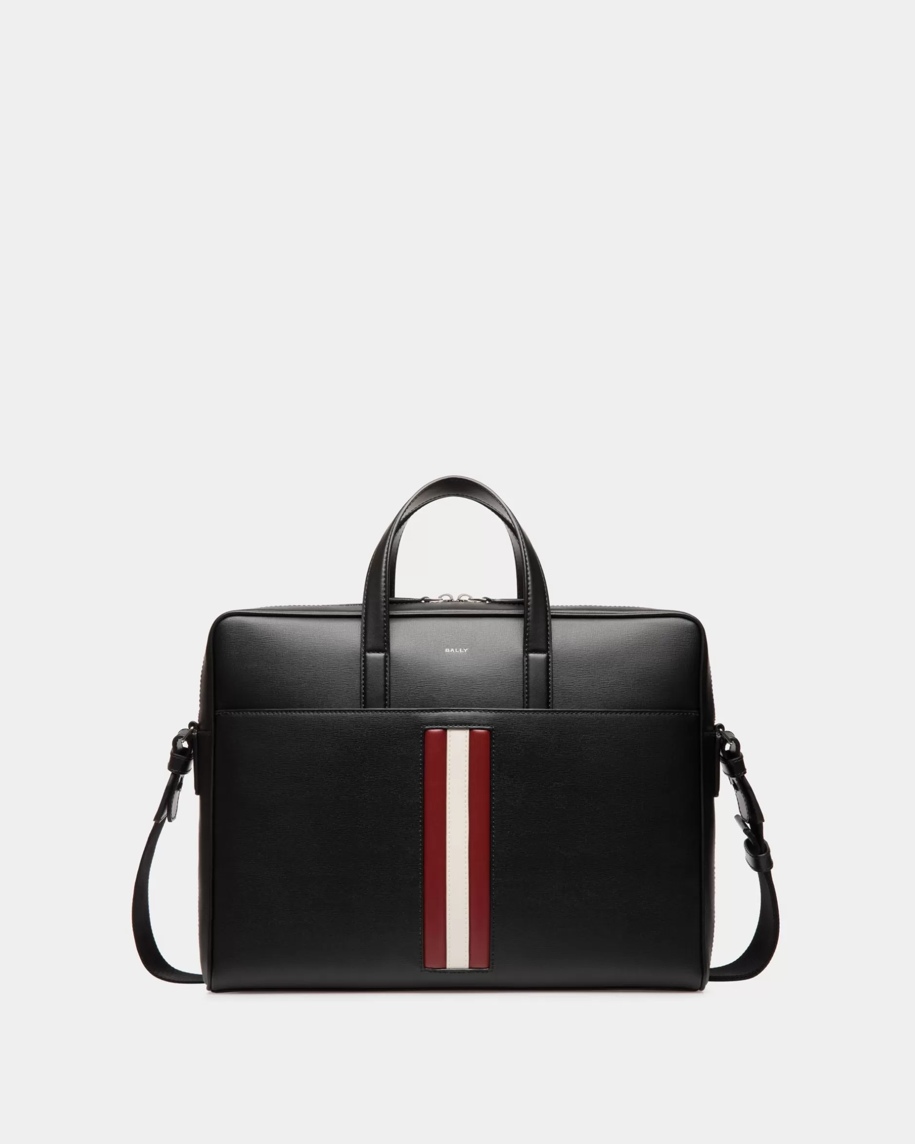 Bally Mythos Aktentasche Aus Recyceltem Leder In Schwarz Sale