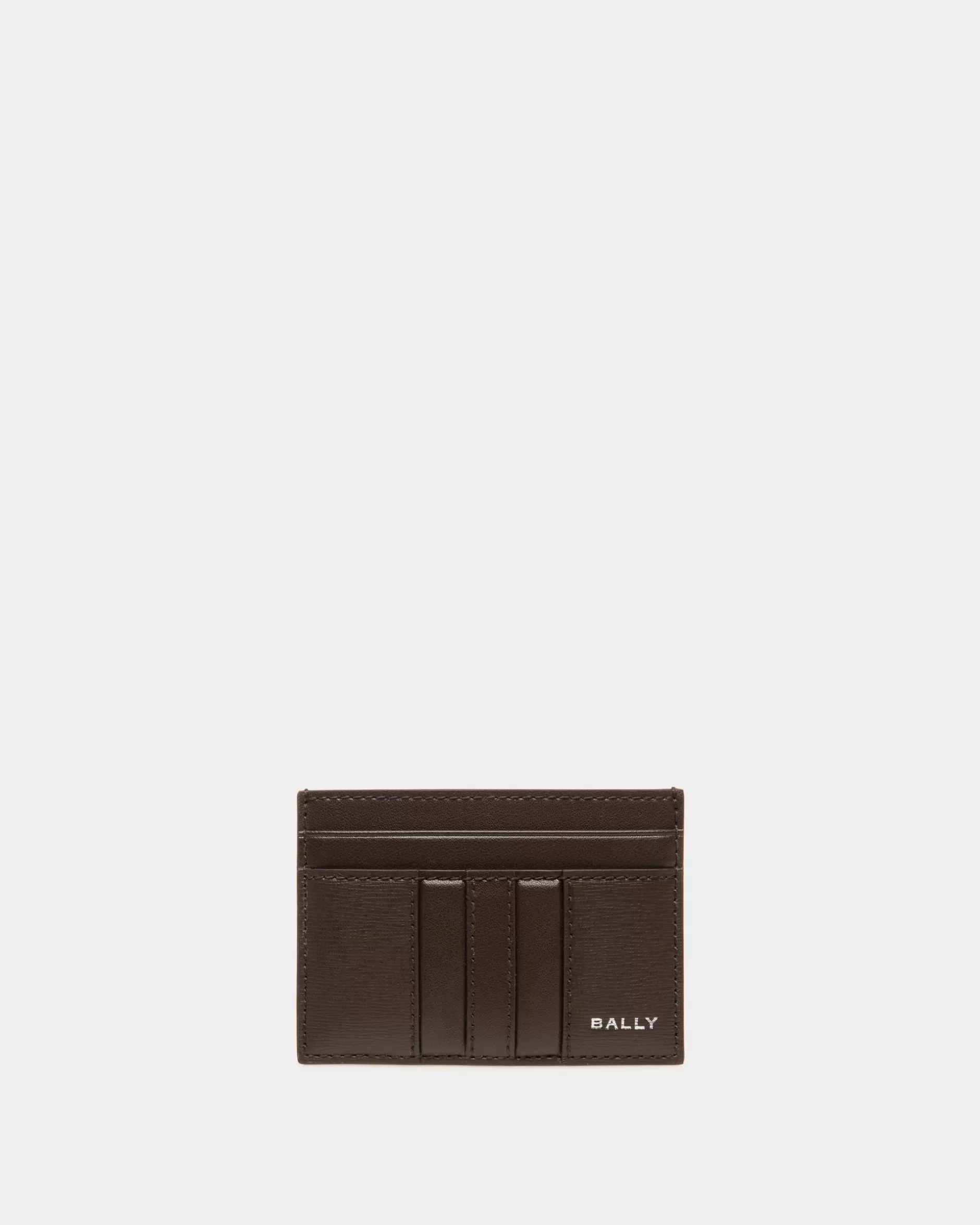 Bally Mythos Kartenetui Aus Recyceltem Leder In Ebenholz Braun Sale