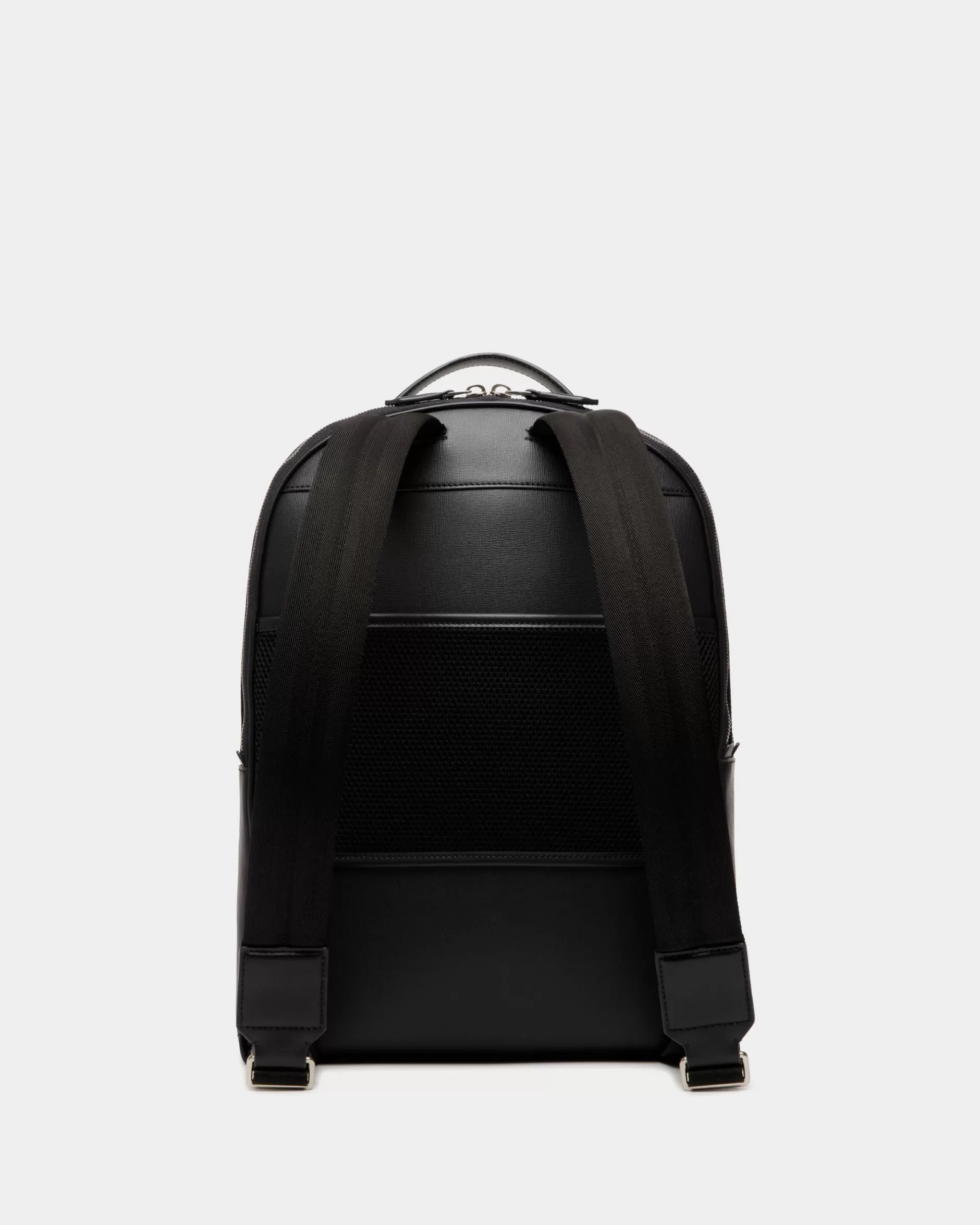 Bally Mythos Rucksack Aus Recyceltem Leder In Schwarz Hot