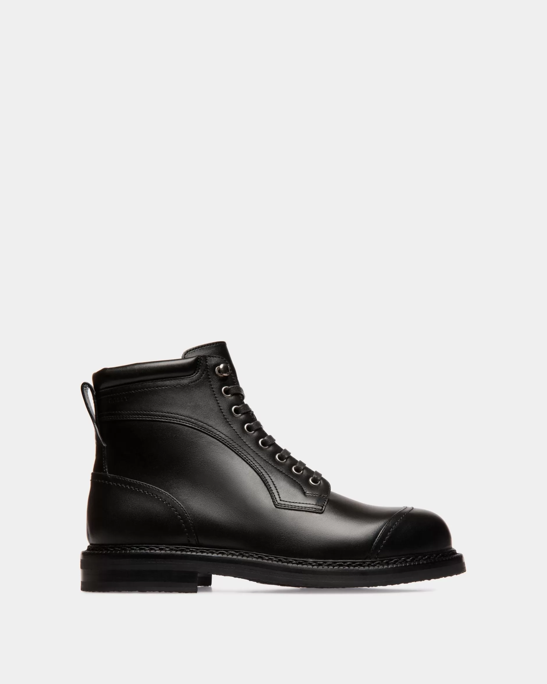 Bally Norwelt Stiefelette Aus Leder In Schwarz Discount