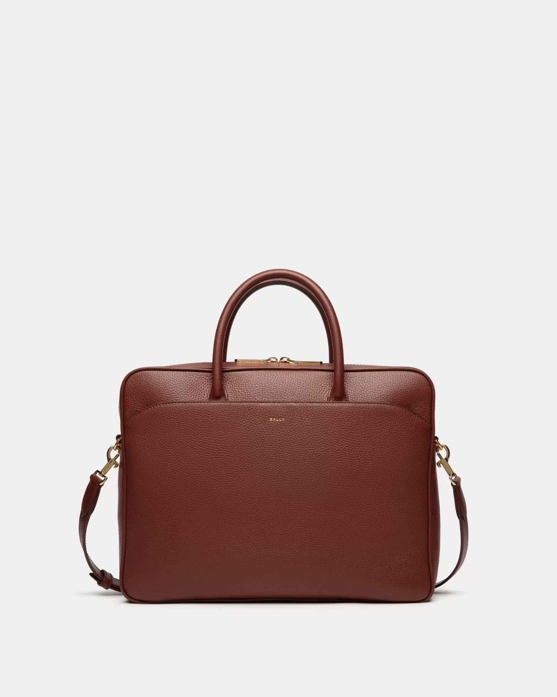 Bally Oeden Aktentasche Aus em Leder Braun Cheap