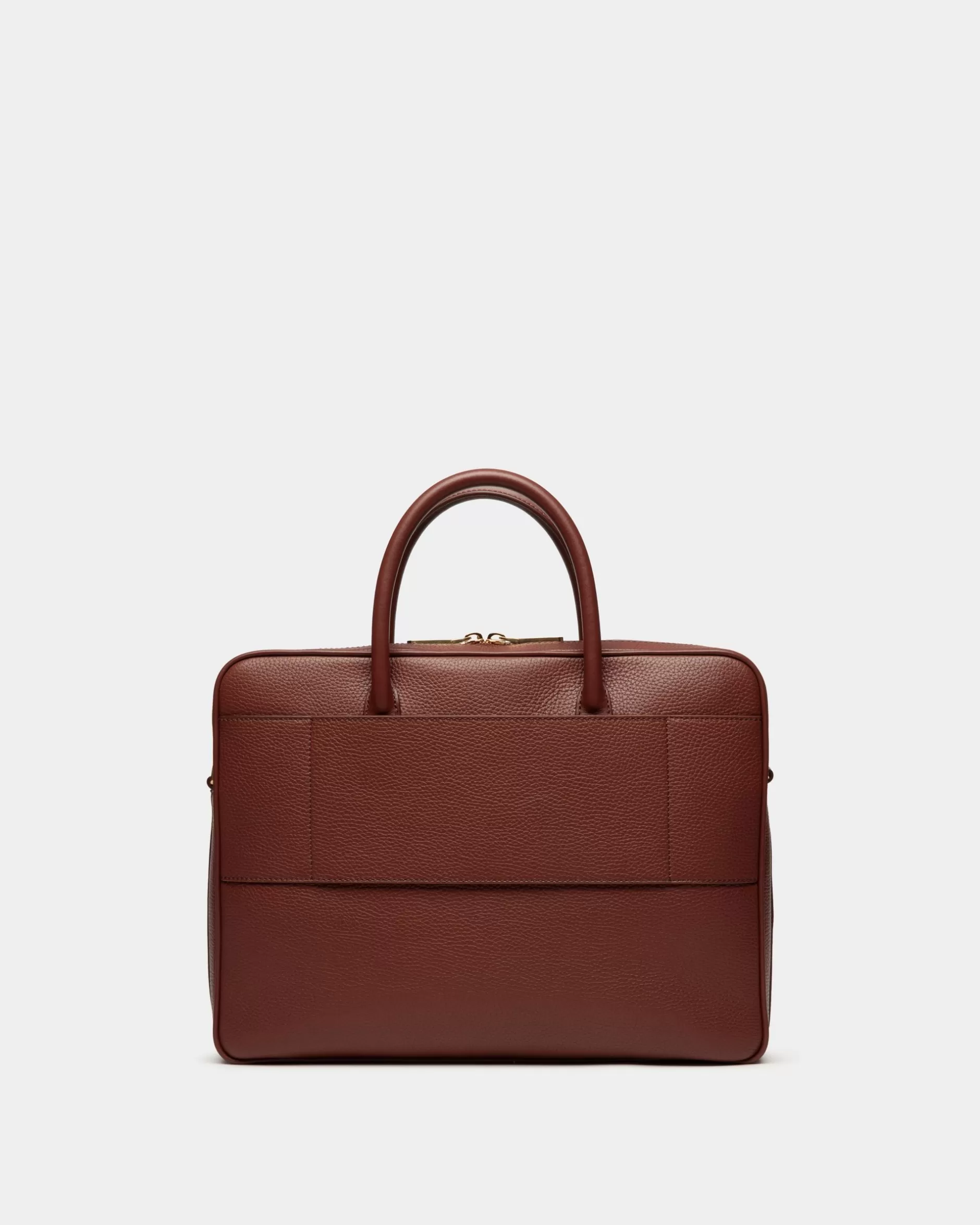 Bally Oeden Aktentasche Aus em Leder Braun Cheap