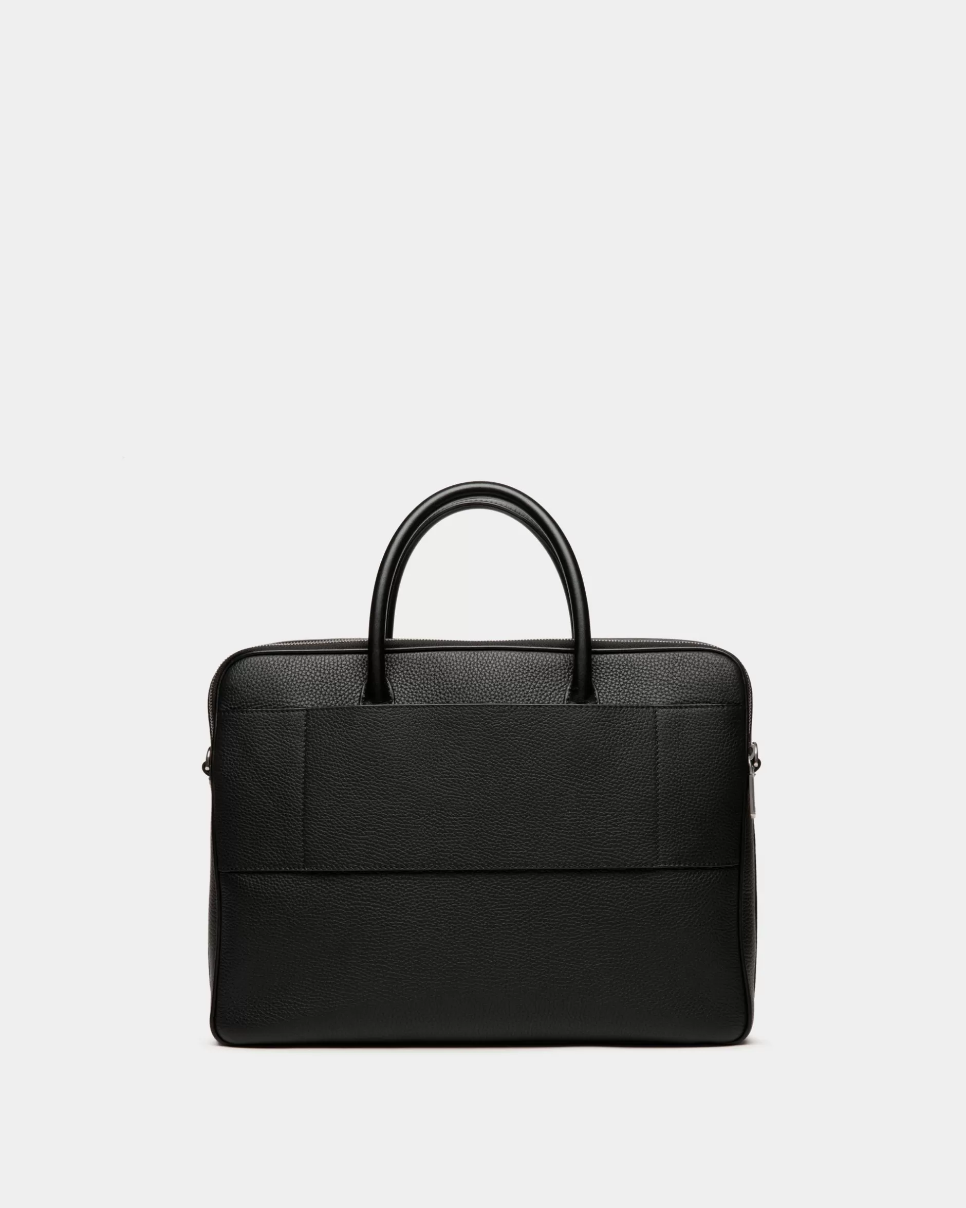 Bally Oeden Aktentasche Aus em Leder Schwarz Outlet